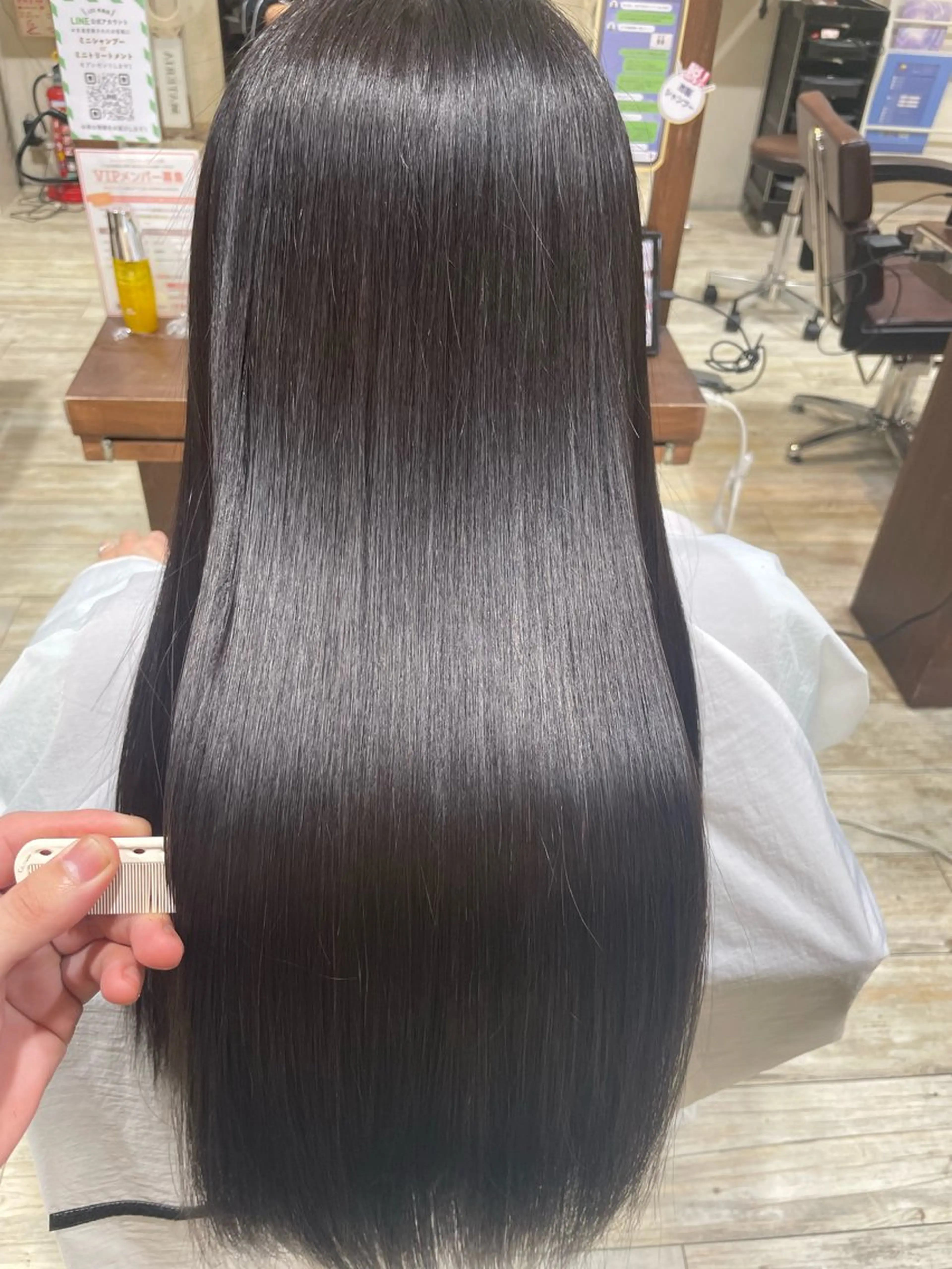 ロング 髪質改善 SHEER. 大阪梅田所属・髪質改善/ 梅田中崎町/宮里のヘアスタイル