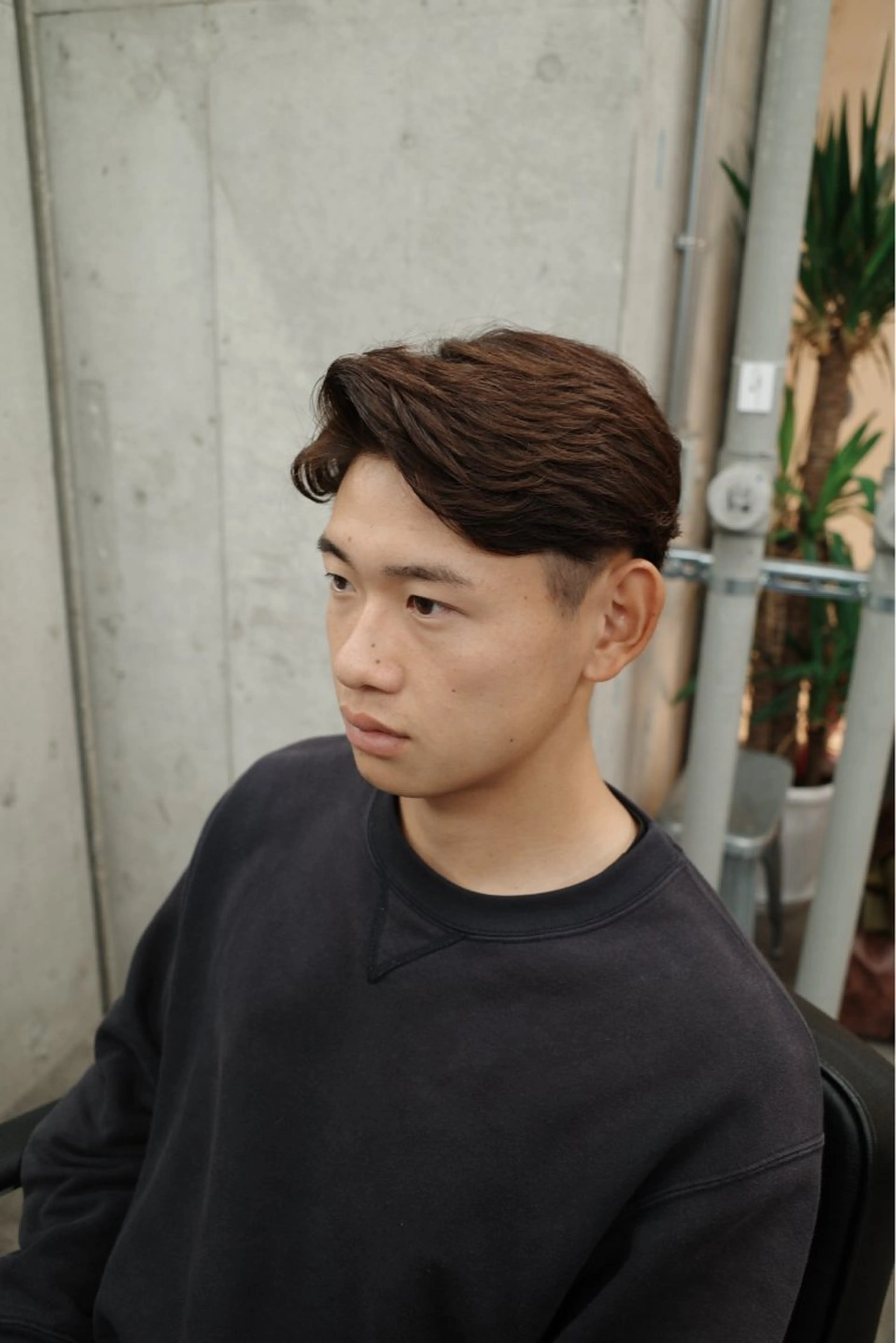 ショート パーマ メンズ フェザーパーマ メンズパーマ パーマ 🧡YUNA🧡 メンズ専門のヘアスタイル