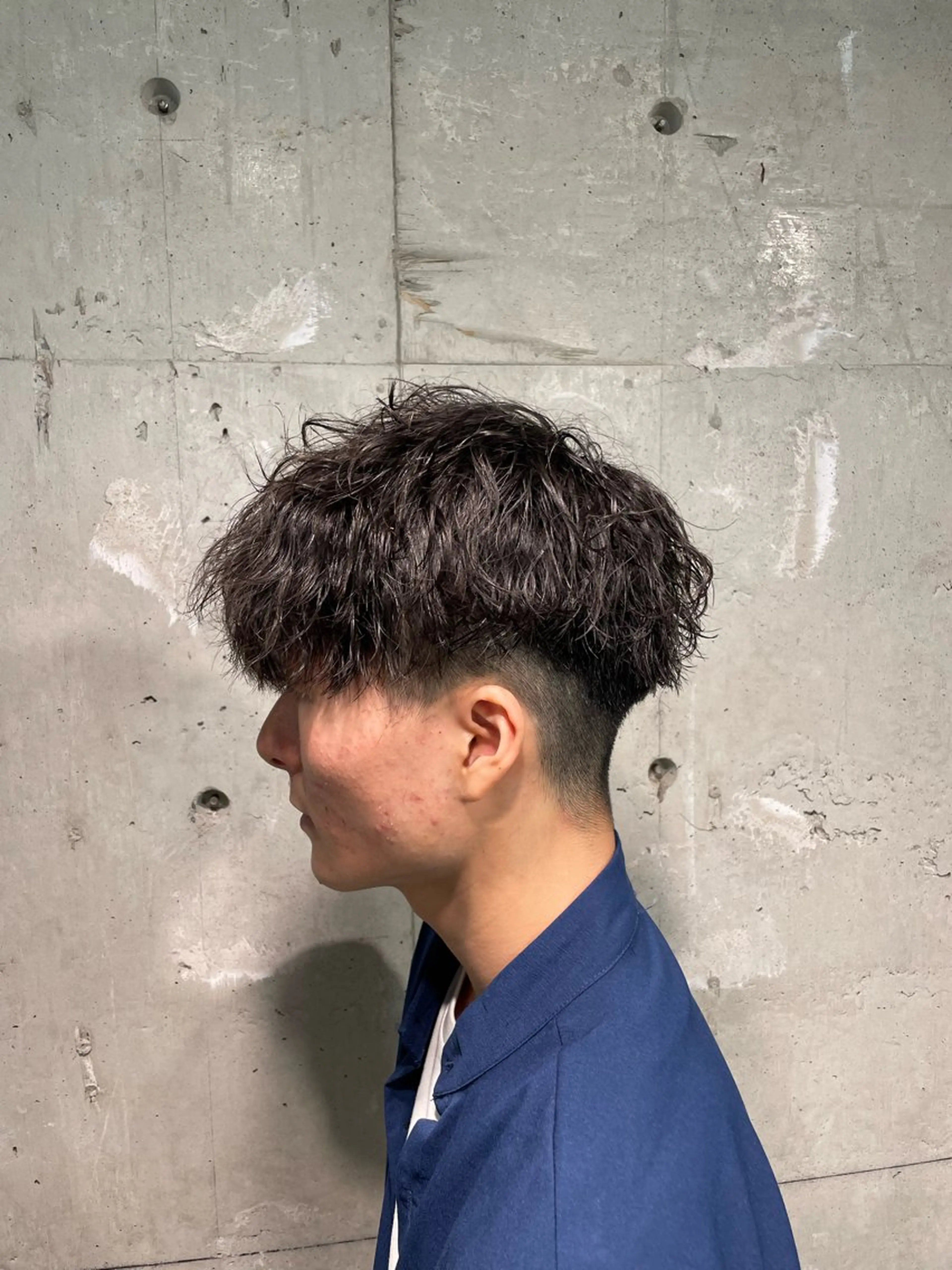 パーマ メンズ カット ヘアカラー トリートメント 艶髪/透明感🪽 DISCO🪽のヘアスタイル