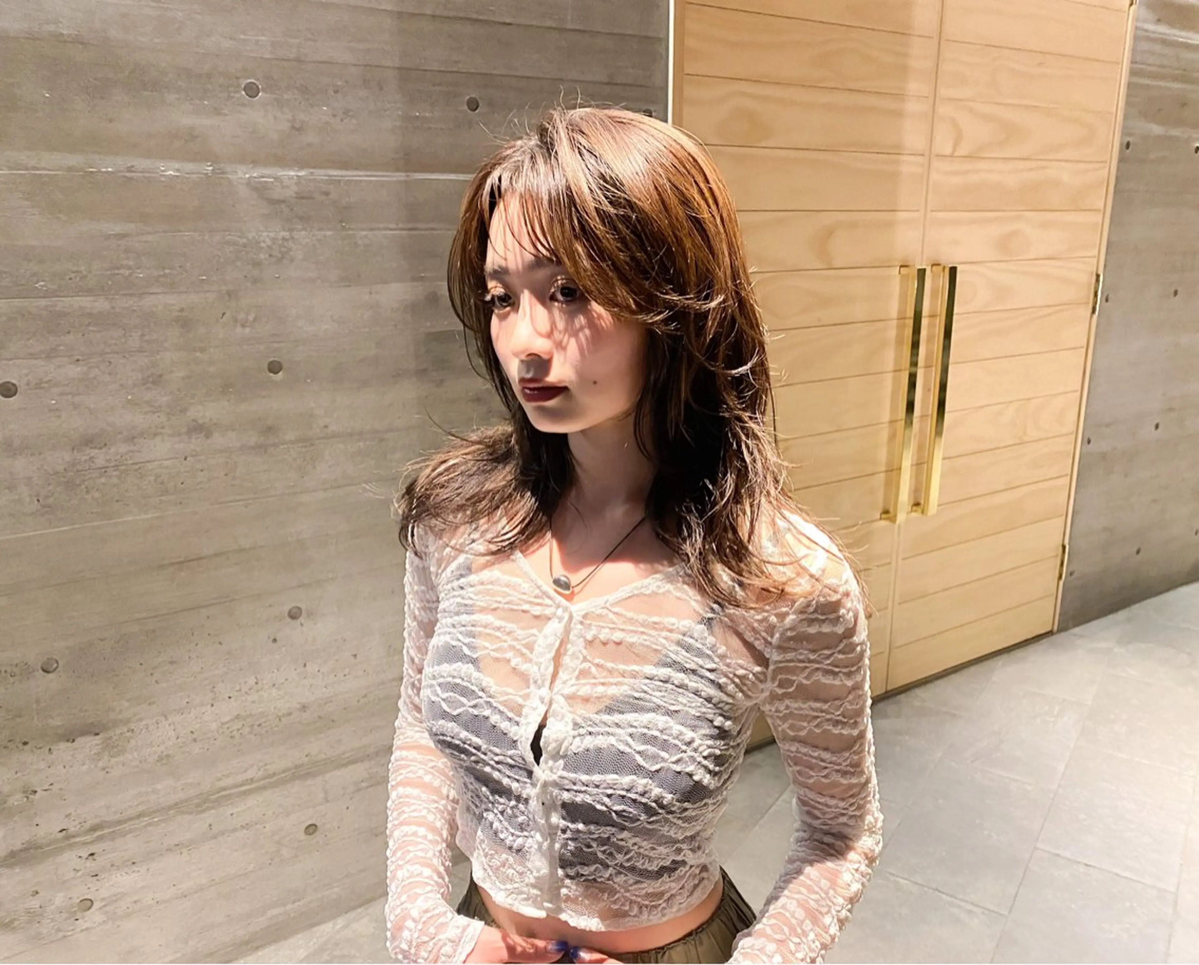 ロング カット ヘアカラー Kingdom鎌倉所属・透明感カラー/艶髪 /鎌倉/ヤタベケンタのヘアスタイル