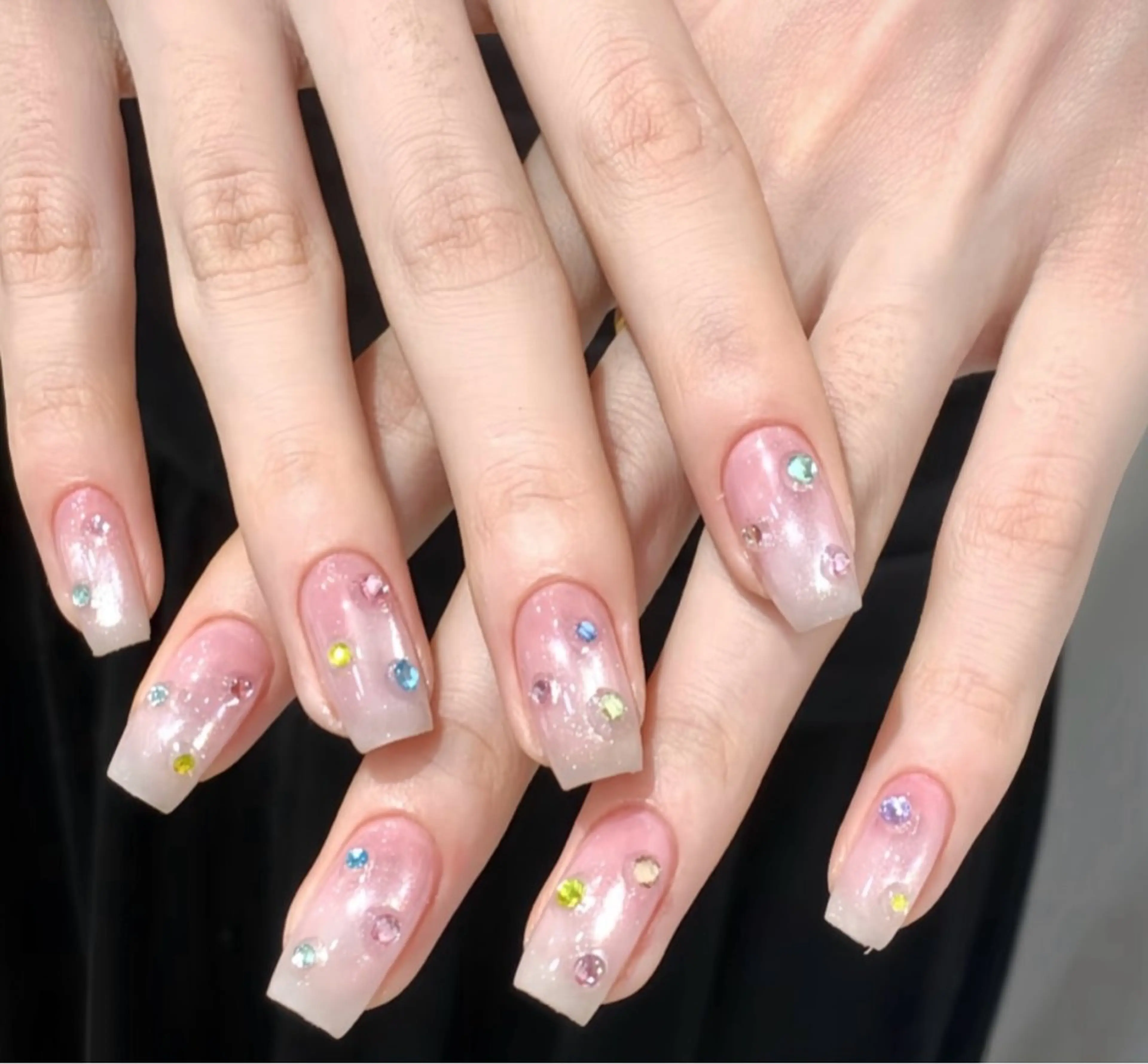 ネイル アートネイル チークネイル 長さ出し マグネットネイル 持ち込み ハンドネイル 長出し専門店🎀 HARO💕Nailのネイルデザイン