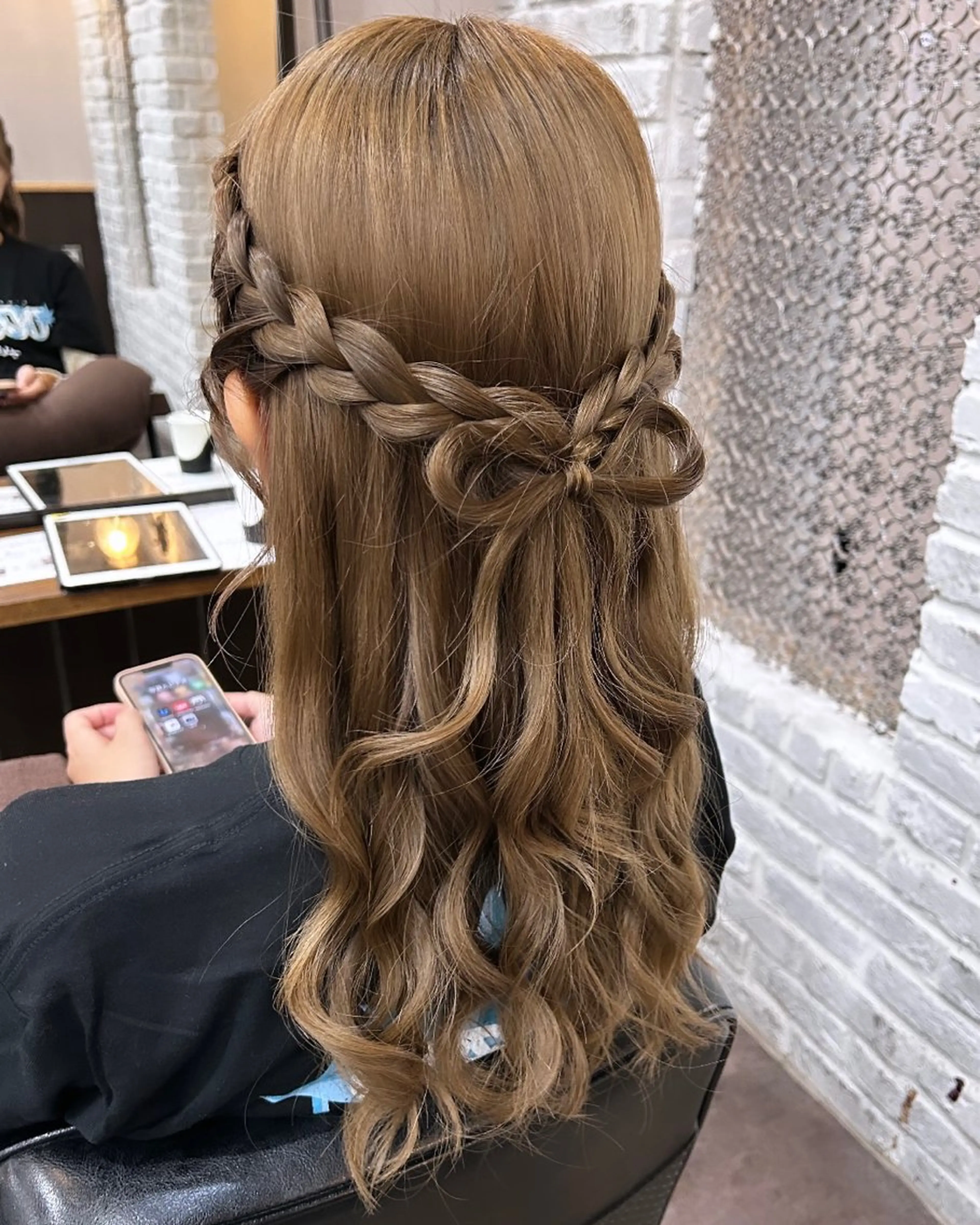 ロング ヘアセット 🦄🩵YUNA 🩵🦄のヘアスタイル
