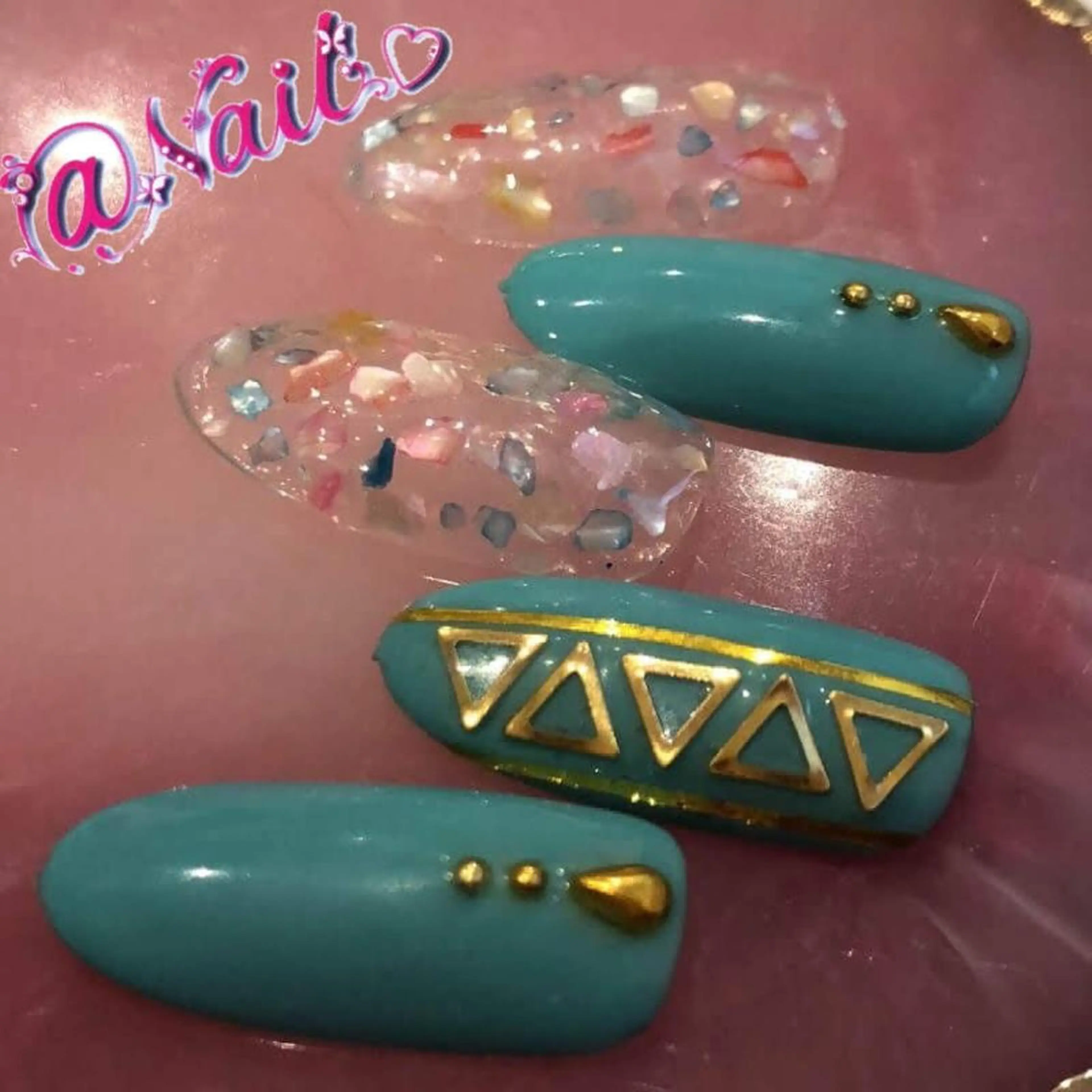 ネイル ネイルチップ 小尾 栞のネイルデザイン