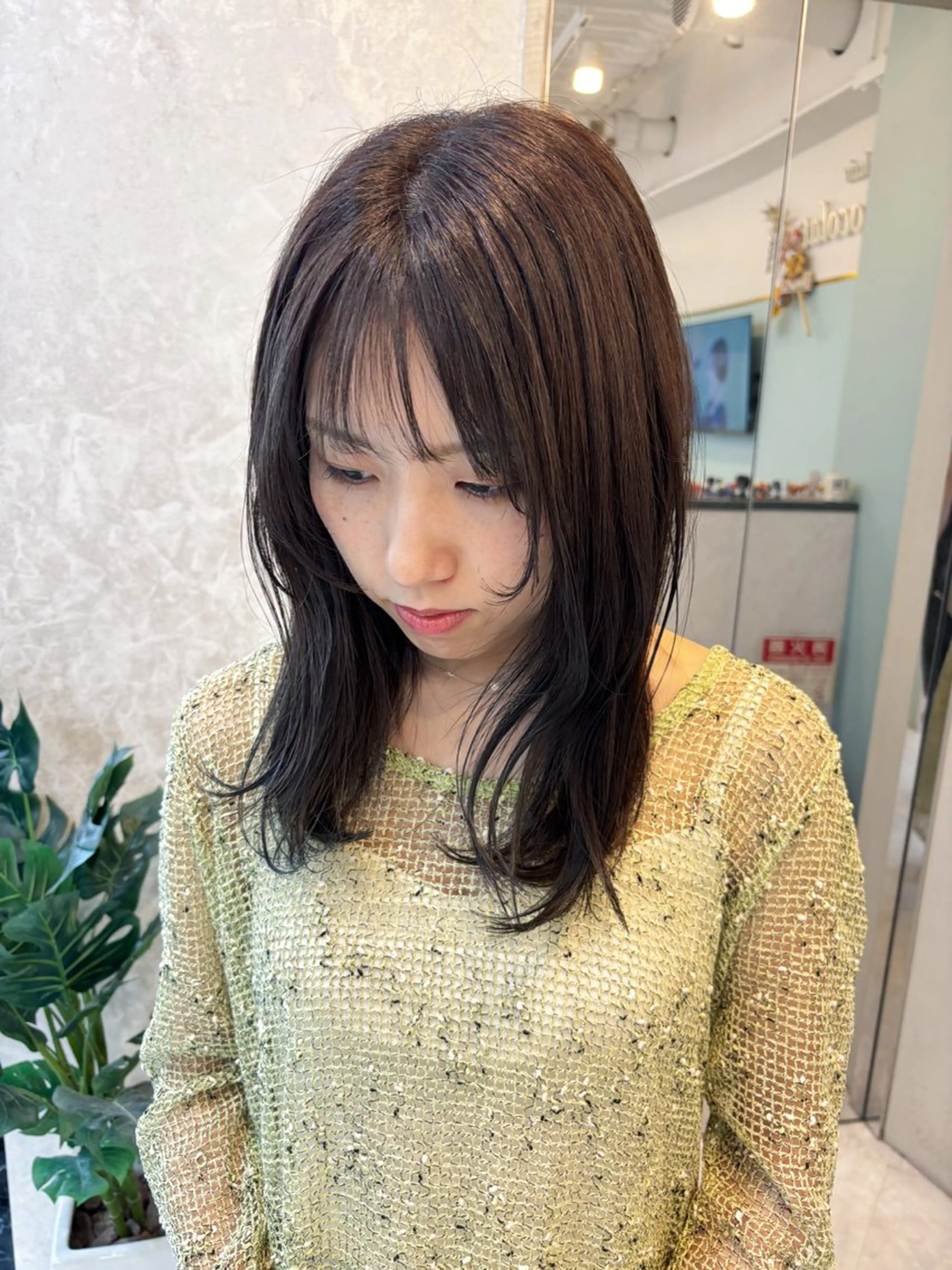 ミディアム カラー得意【梅田】 瀧本友梨乃のヘアスタイル