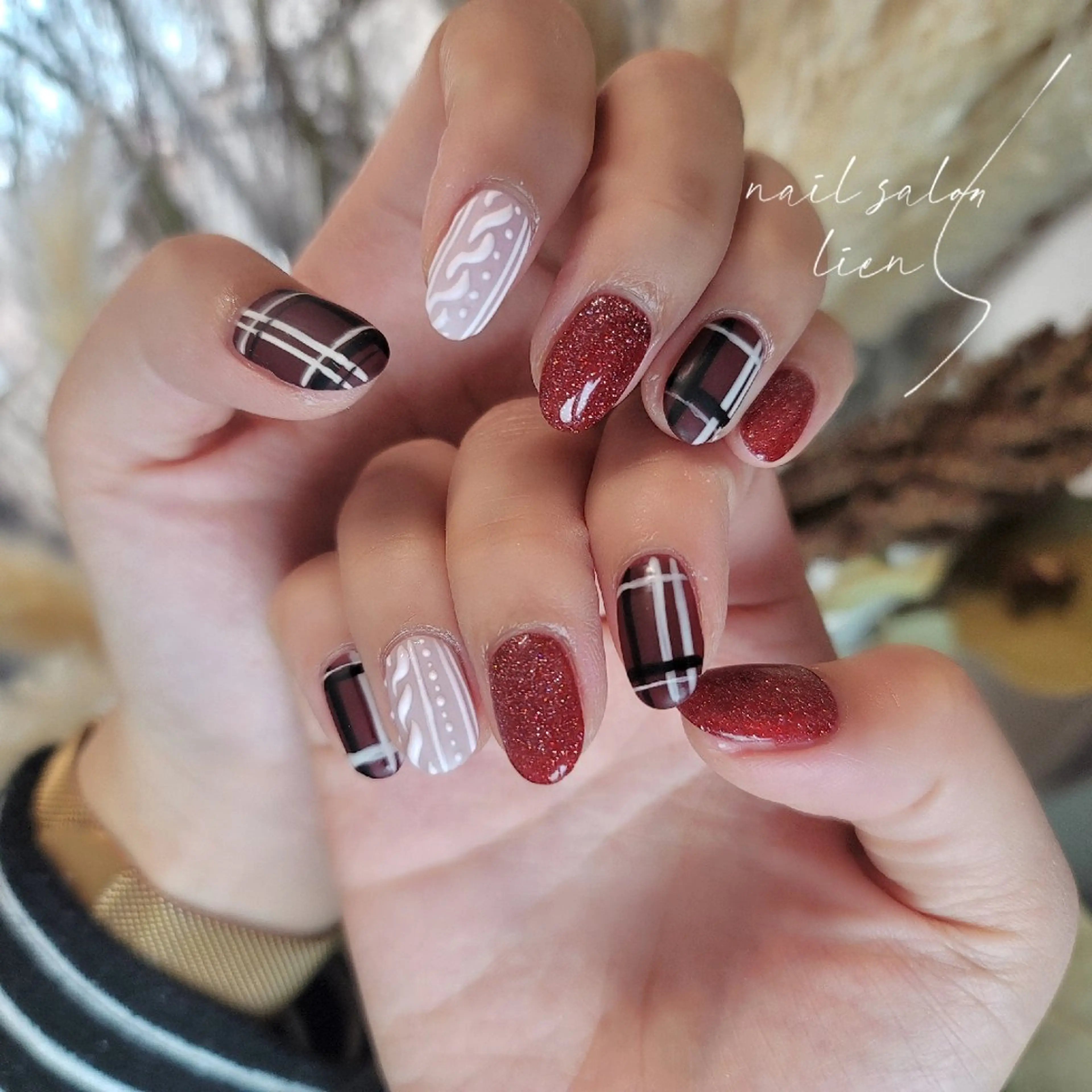 ネイル ハンドネイル プライベートサロン lienのネイルデザイン