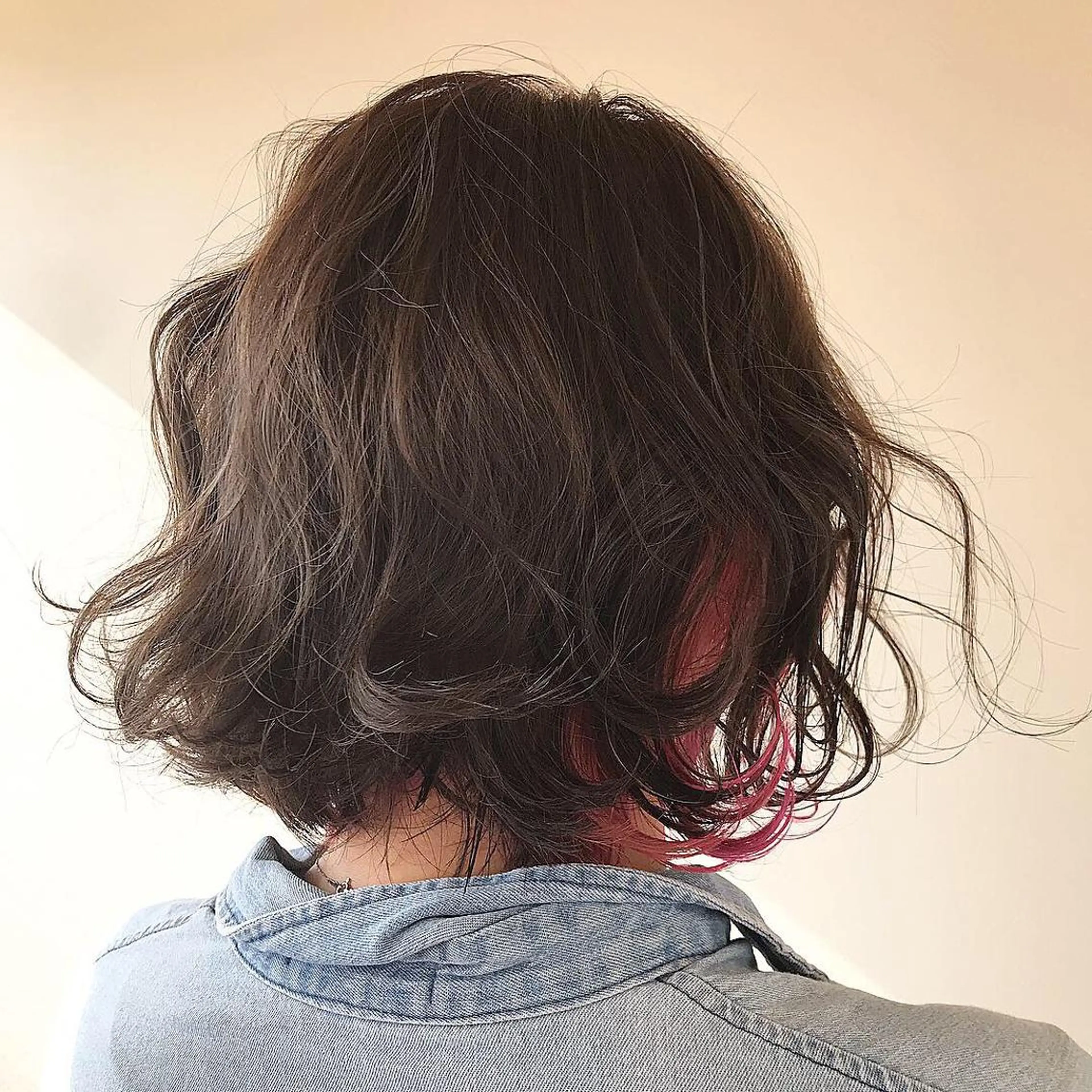 ミディアム カラー カット ヘアカラー トリートメント Lien 深井店のヘアスタイル