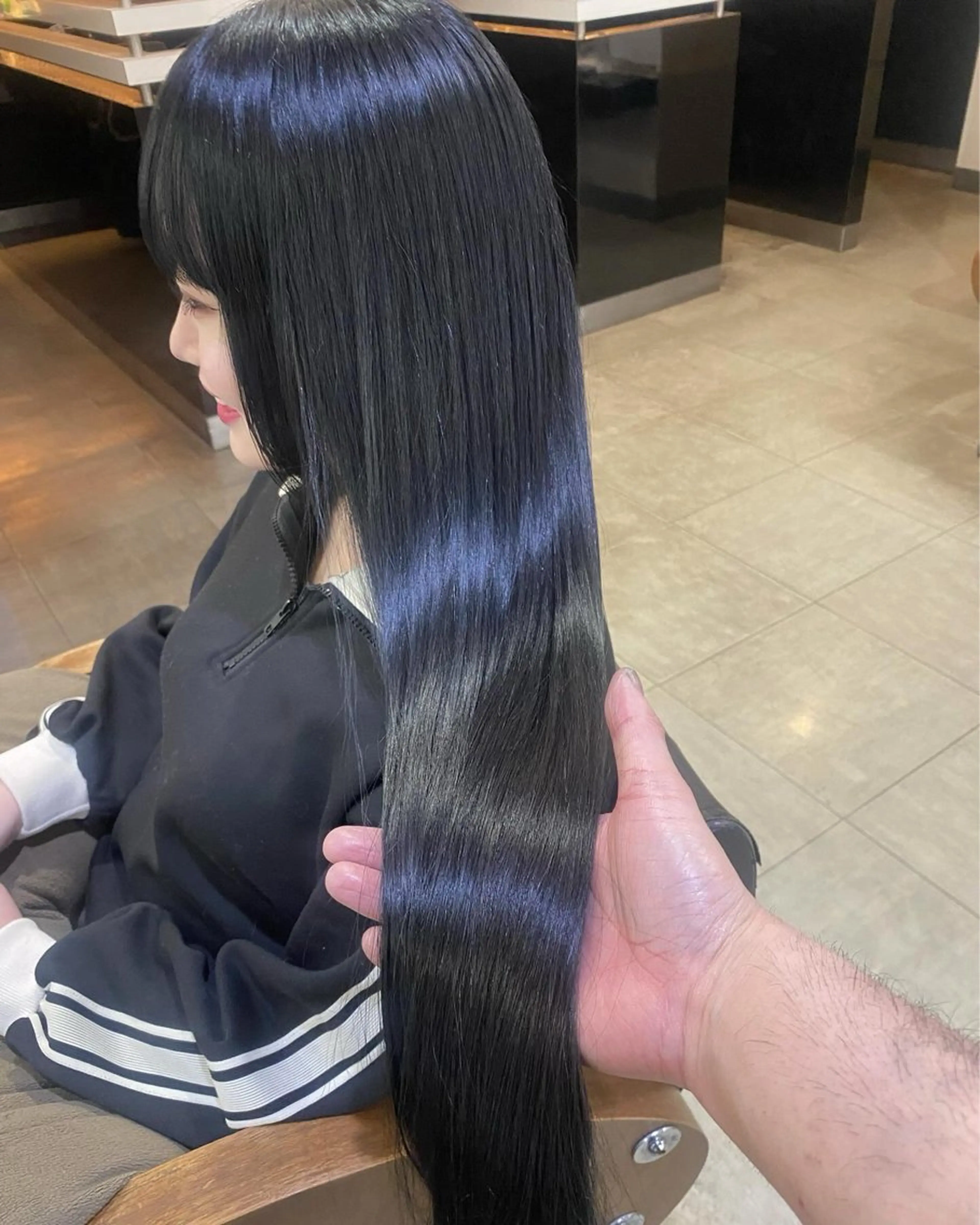 ロング カラー パーマ ヘアアレンジ 縮毛矯正 DISCOHAIRsanc（ルジャルダン町田）所属・烏山 達也のヘアスタイル