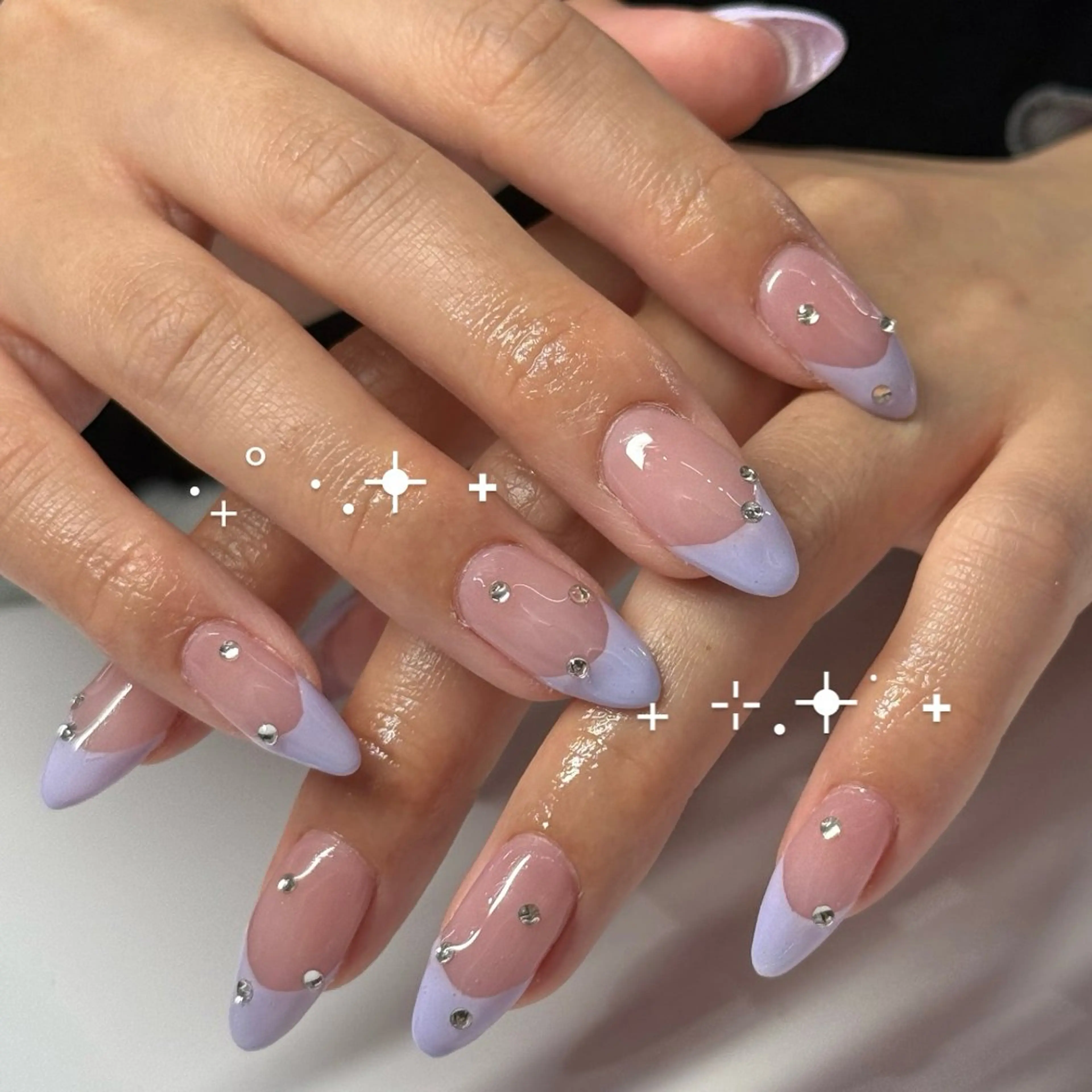 ネイル フレンチネイル パステルネイル ハンドネイル WOLTOKYO渋谷 yunaのネイルデザイン