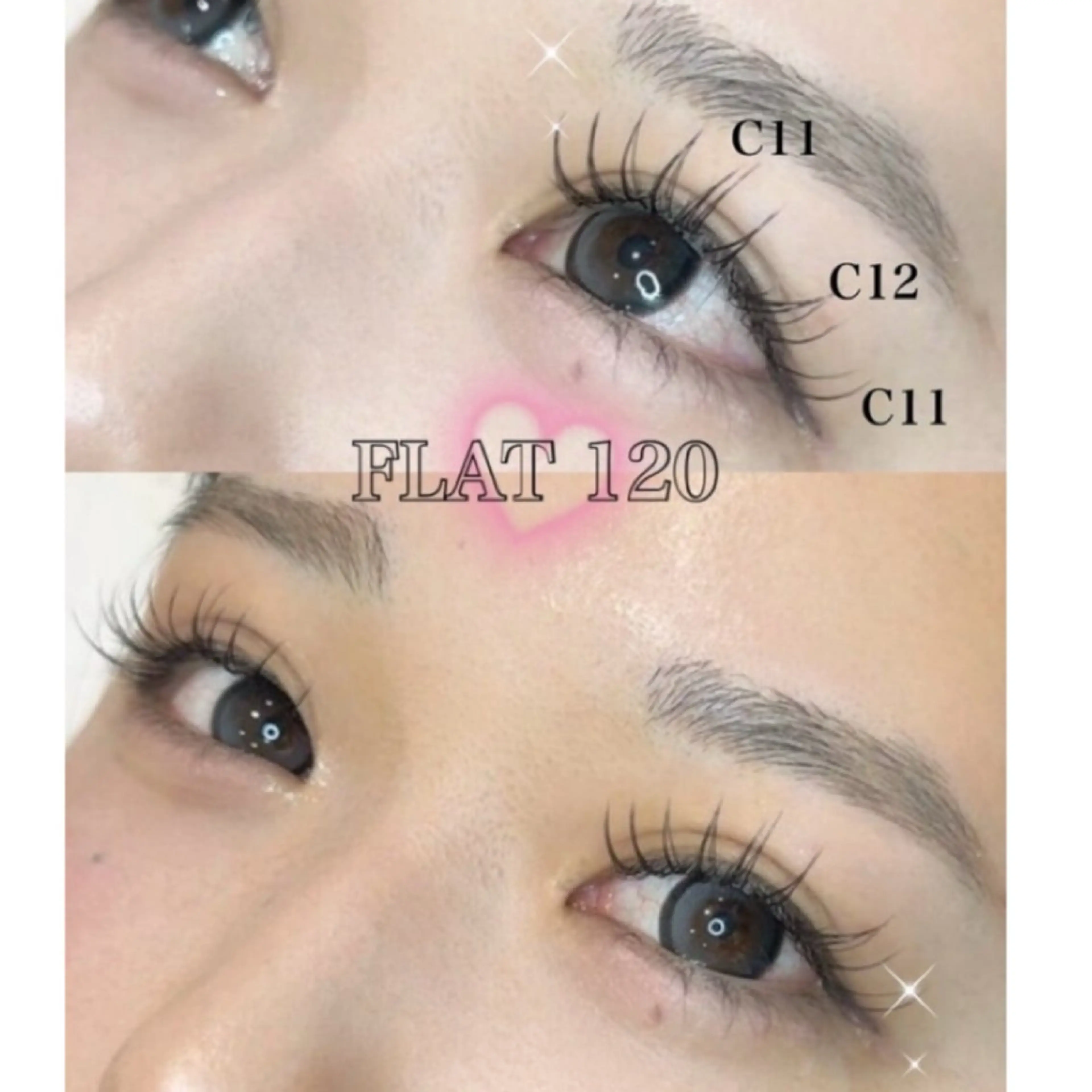 マツエク・マツパ マツエク 🖤🩶memoto 東三国🩶🖤のマツエク・マツパデザイン