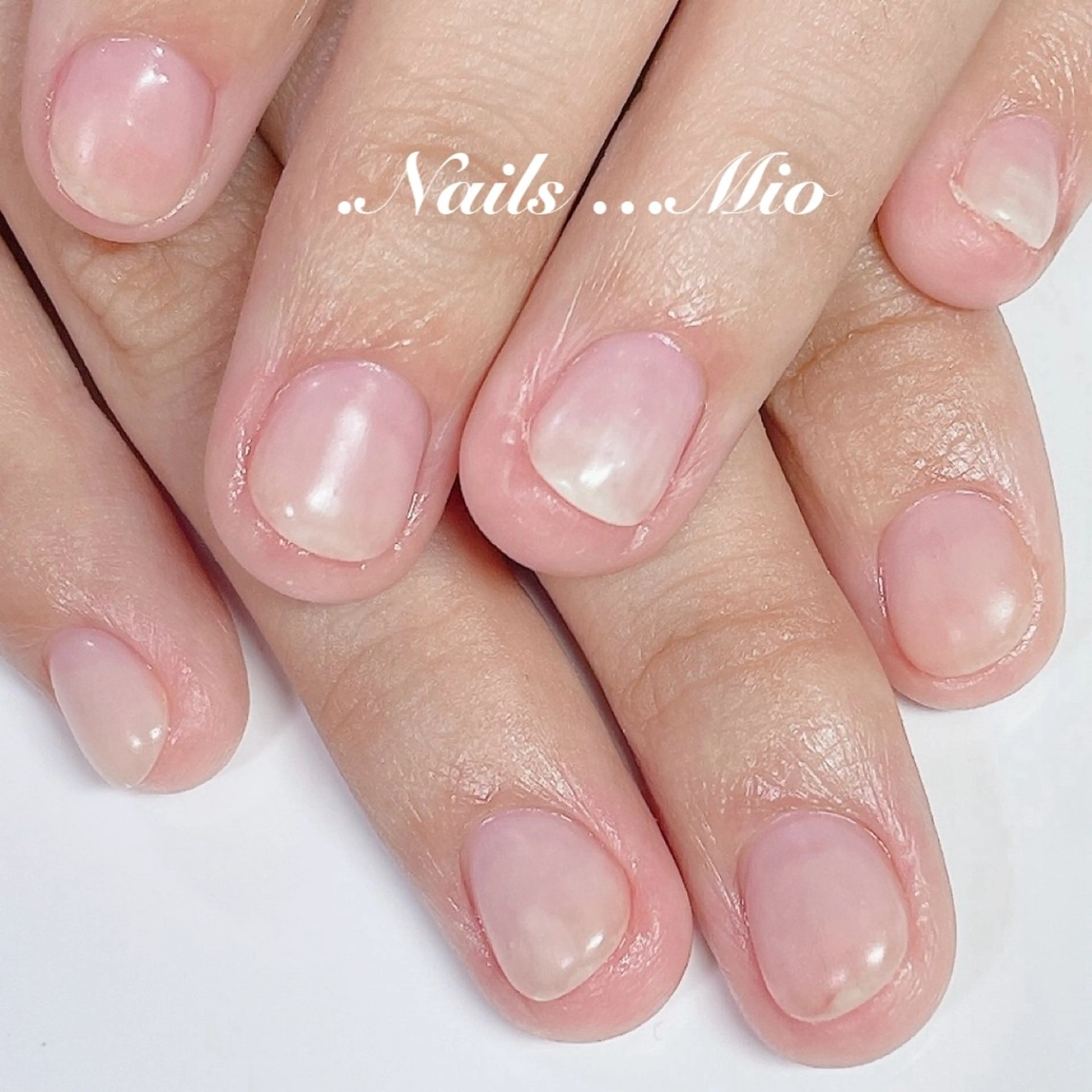 ネイル クリアネイル ジェルネイル .Nails Mio 赤羽西ネイルサロンのネイルデザイン