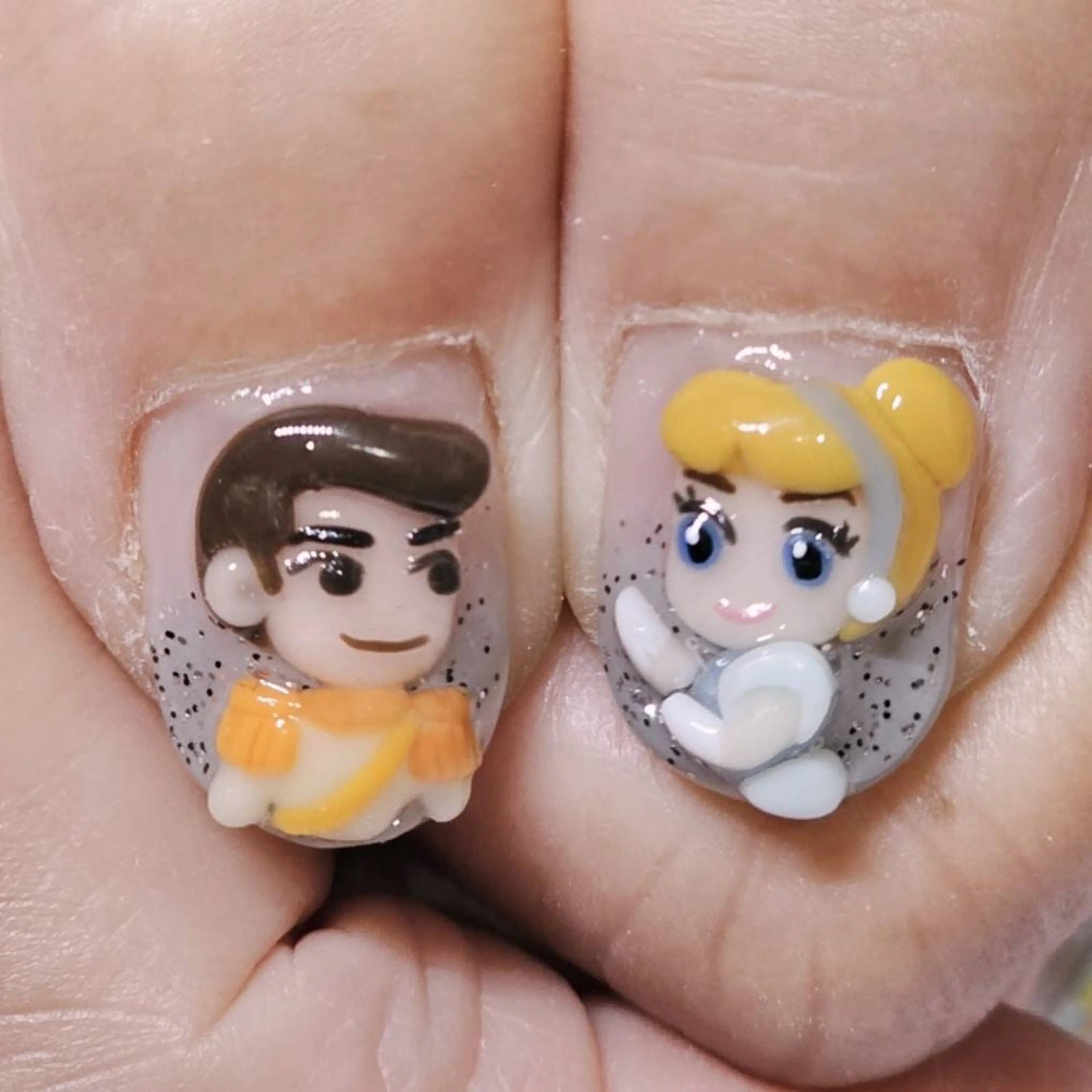 ネイル アートネイル グラデーション ラメ(グリッター) ハンドネイル よしだ ひろきのネイルデザイン