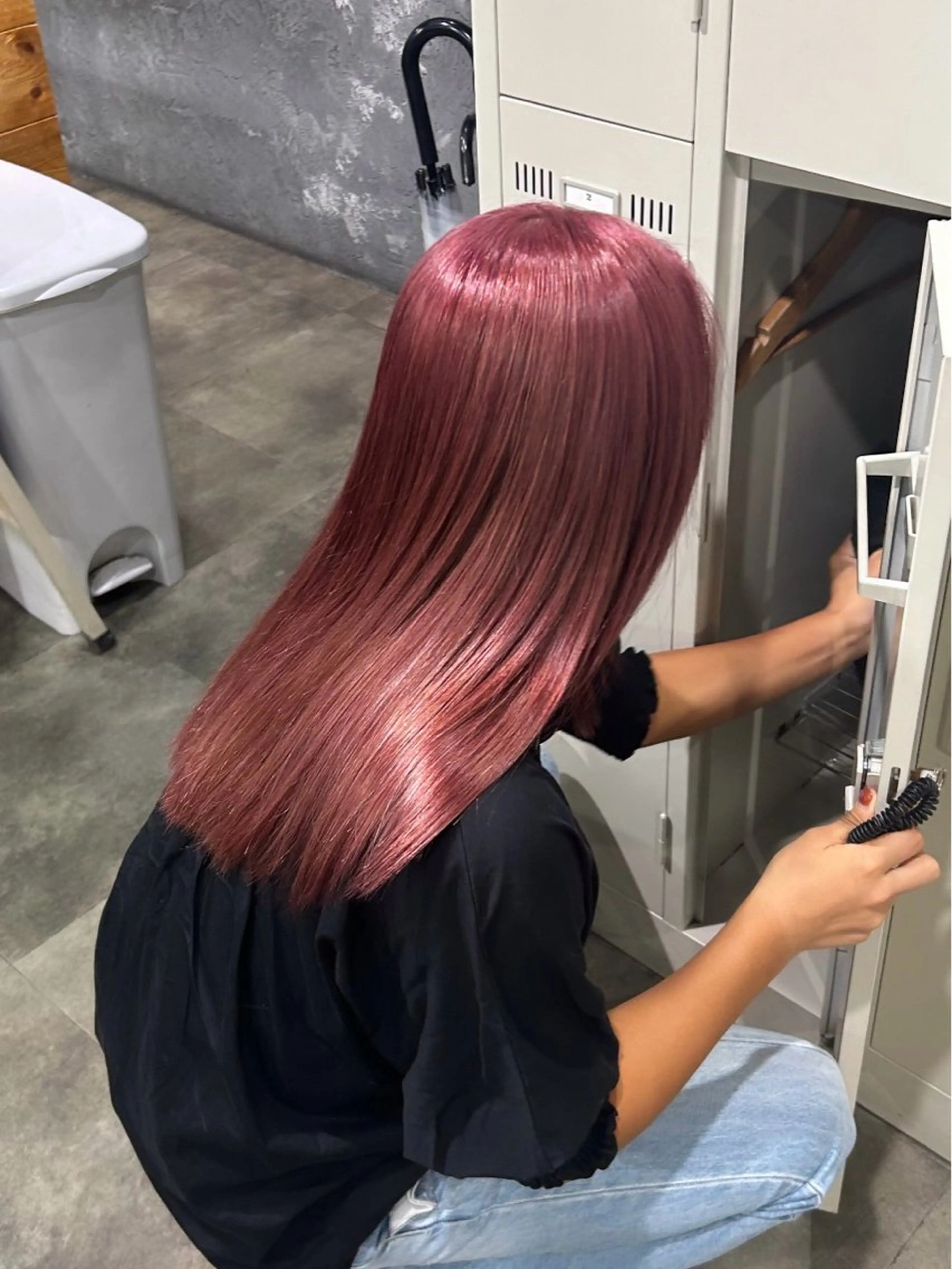 ロング カラー IS所属・横浜美容室/透明感 カラー/レイヤーのヘアスタイル