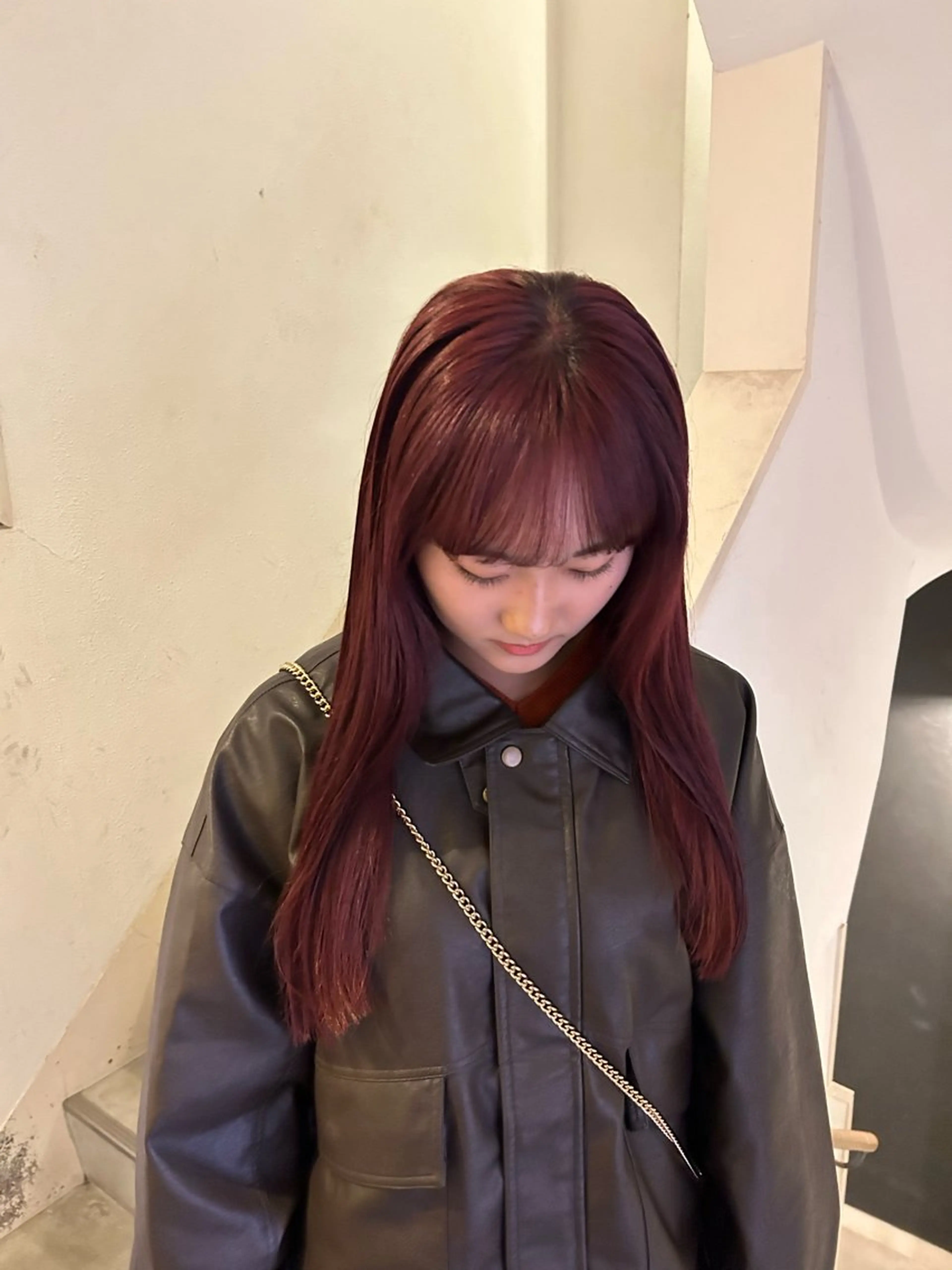 ロング カラー 透明感カラー 愛結 暖色カラー🎀🩰のヘアスタイル