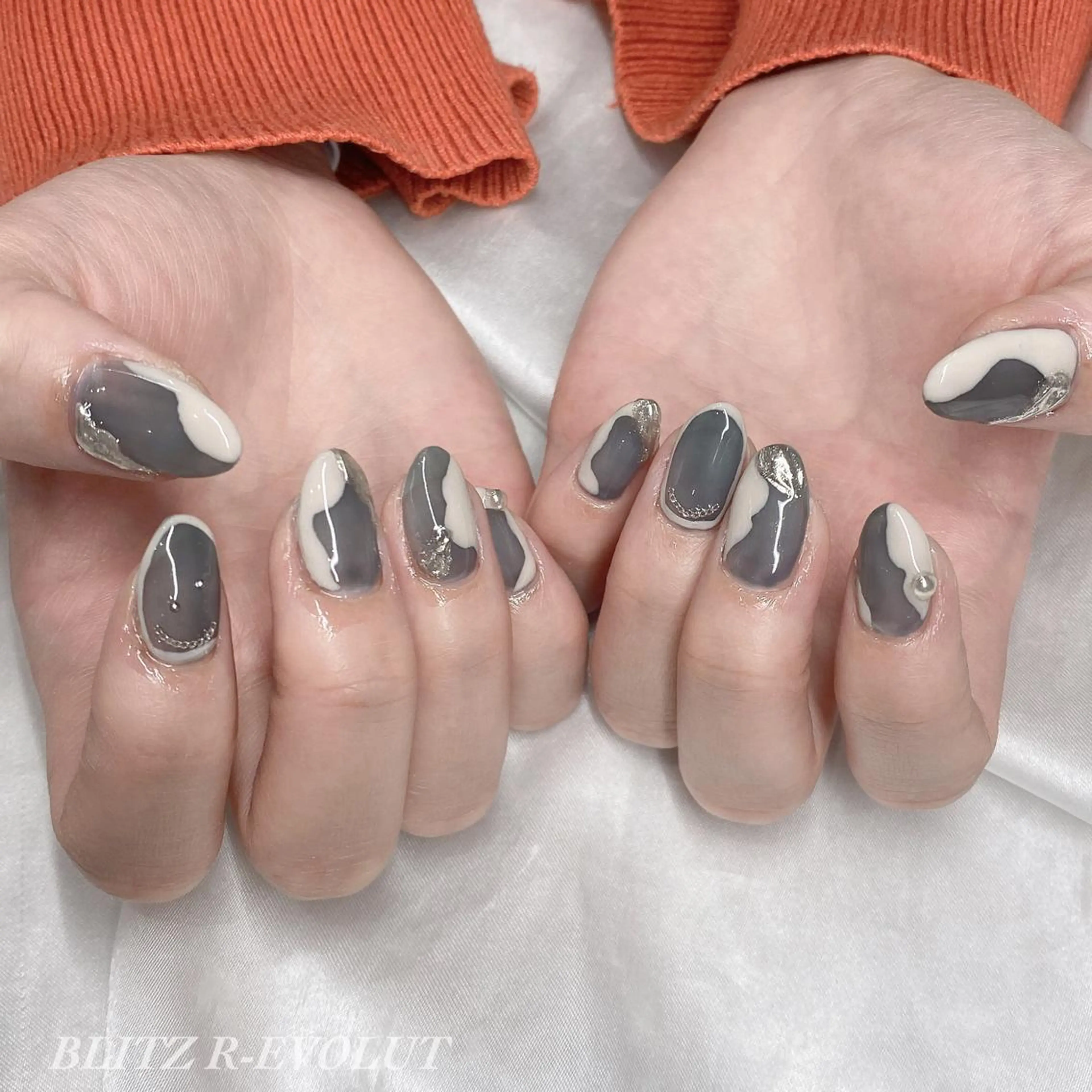 ネイル ハンドネイル ☁️BLITZ 🎀笠原雪音🎀のネイルデザイン