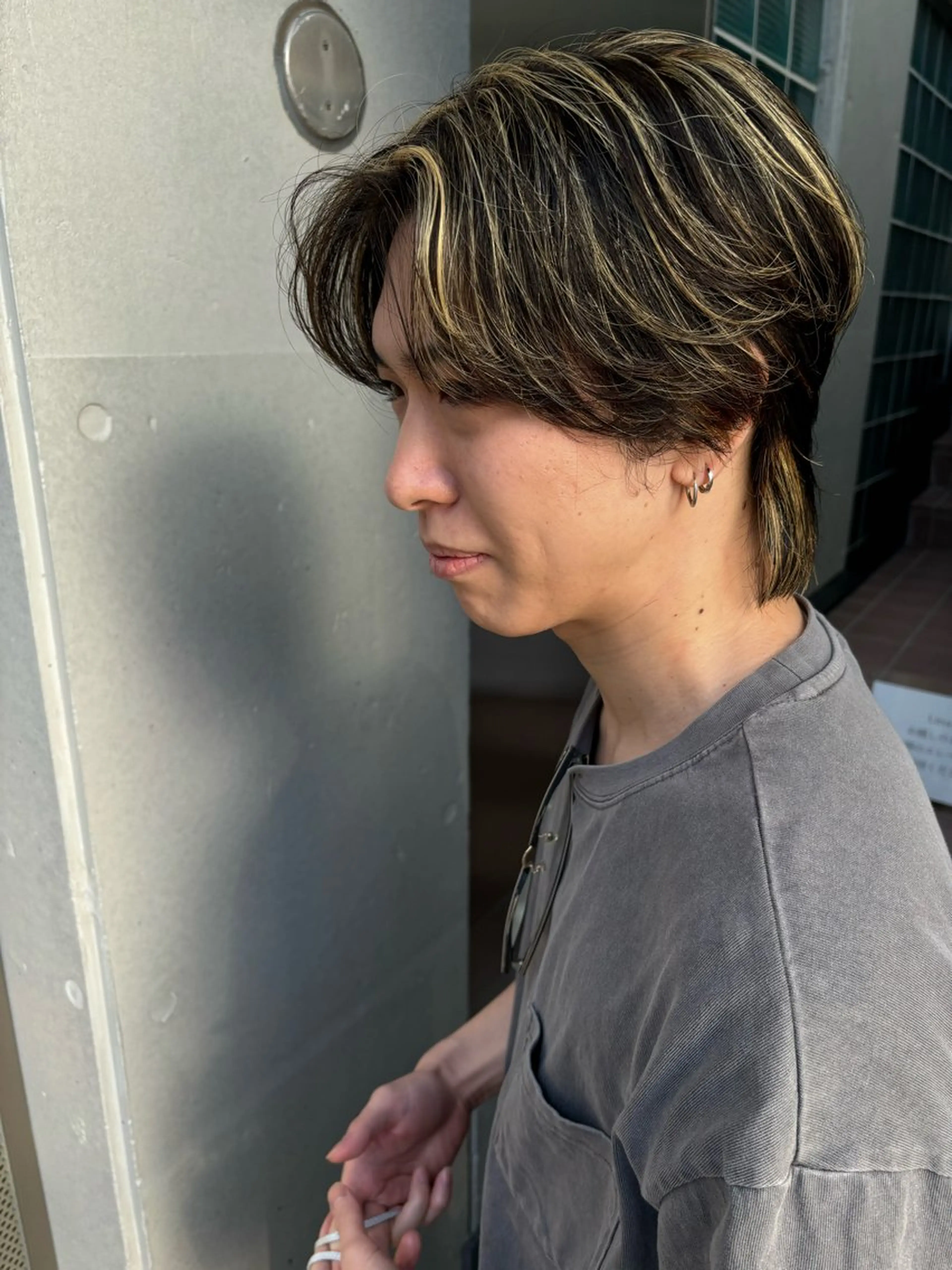 カラー メンズ 池田理紗/メンズ カット/切りっぱなしのヘアスタイル