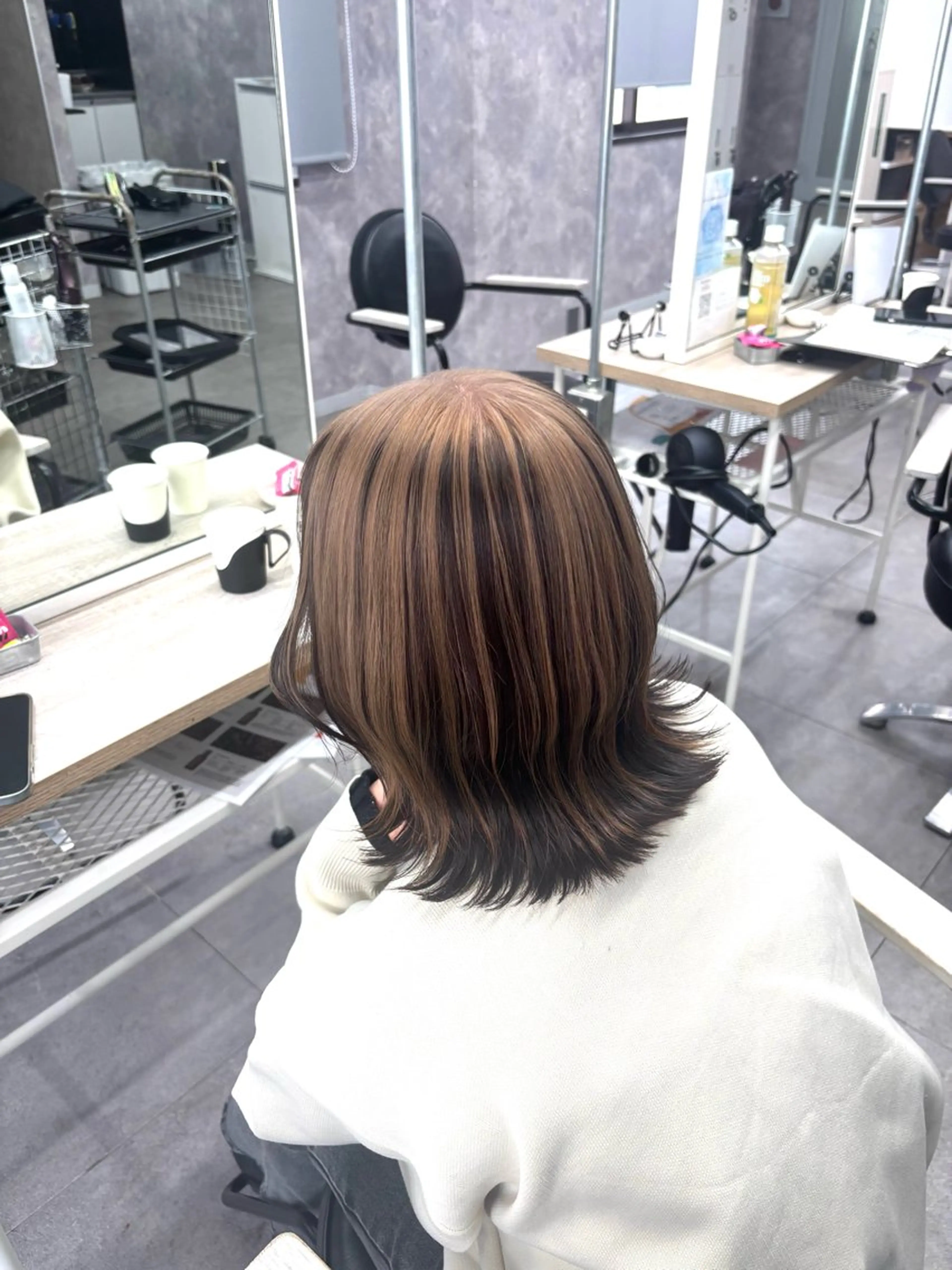 ショート カラー ヘアカラー Riko🐰💗／ モテ艶髪《本厚木》のヘアスタイル