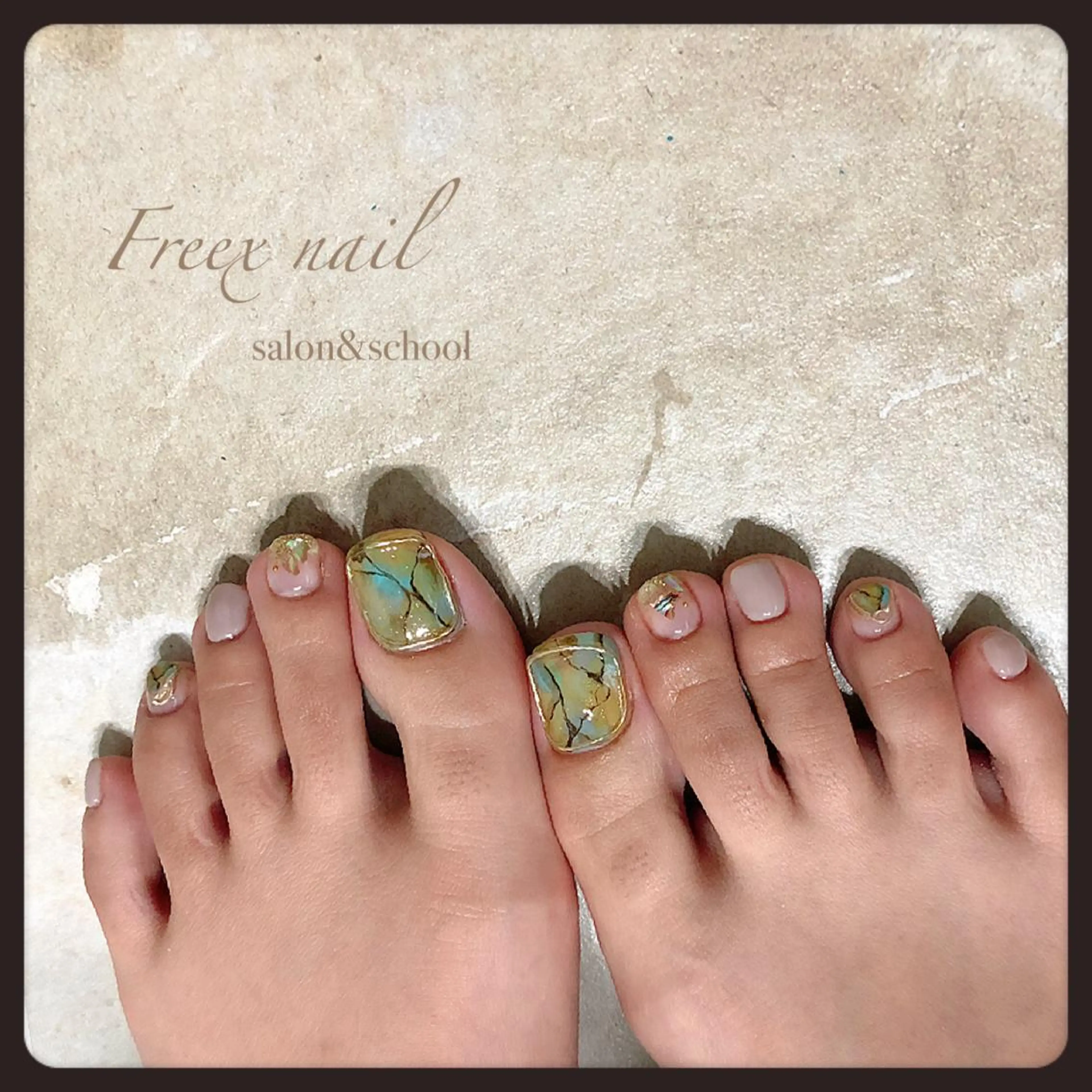 ネイル フットネイル Freex nail所属・freex nail /ニュアンス/個性派のネイルデザイン