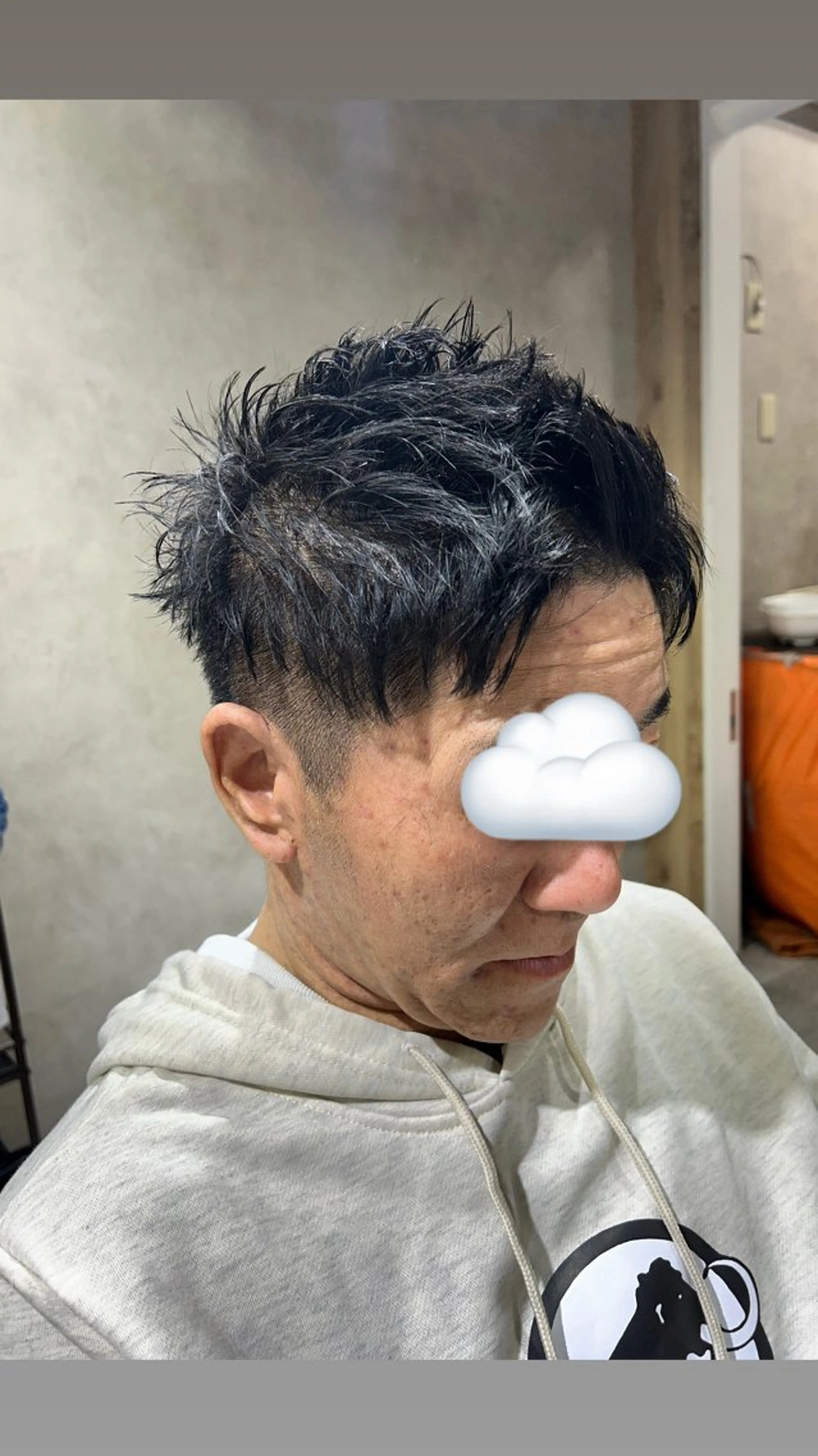 メンズ アップバング カット Rigoletto所属・ショート/レイヤー 🎀細沼玲花のヘアスタイル