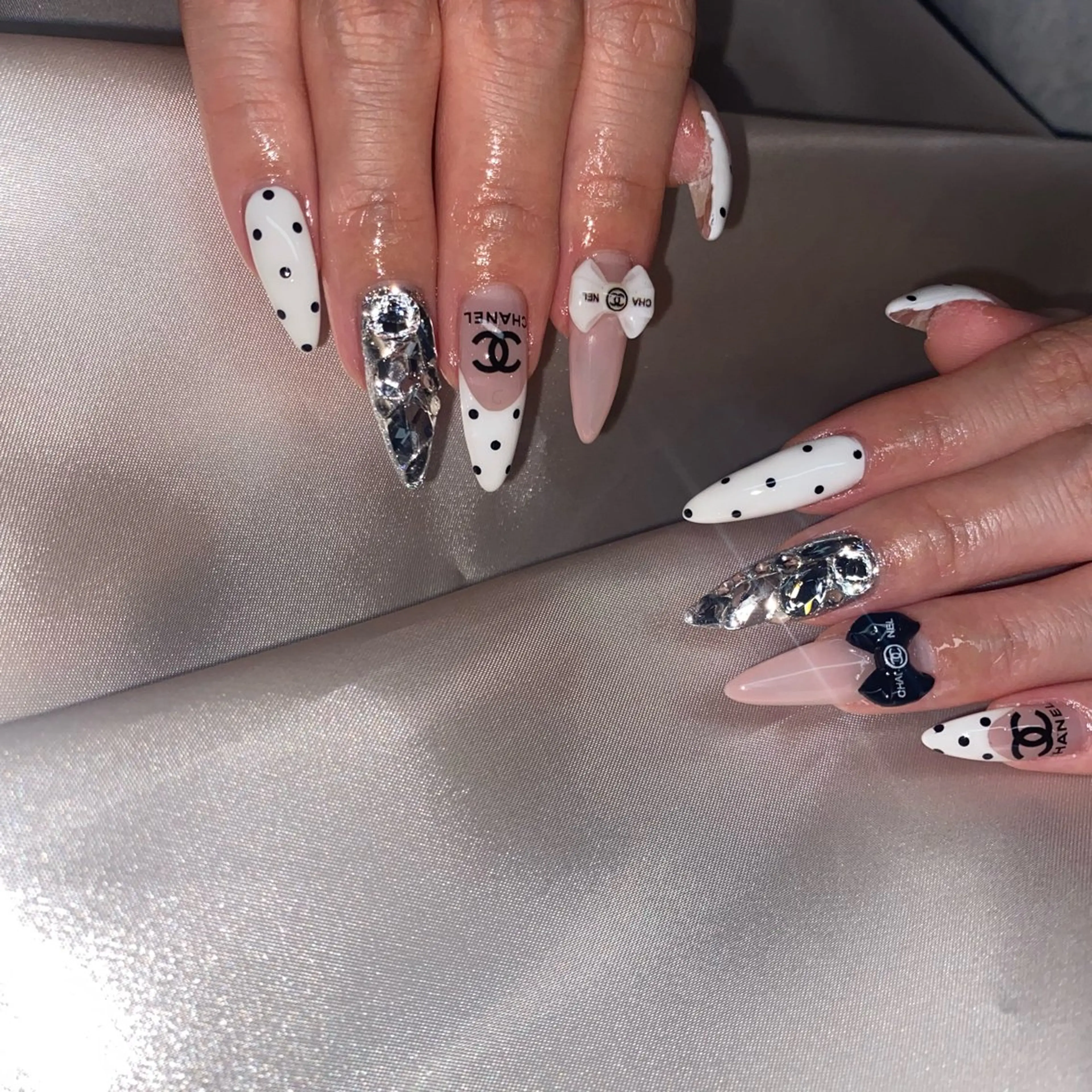 ミニモ学割🩶アート10本🤎オフ込(ソフト)持込デザイン◎の写真