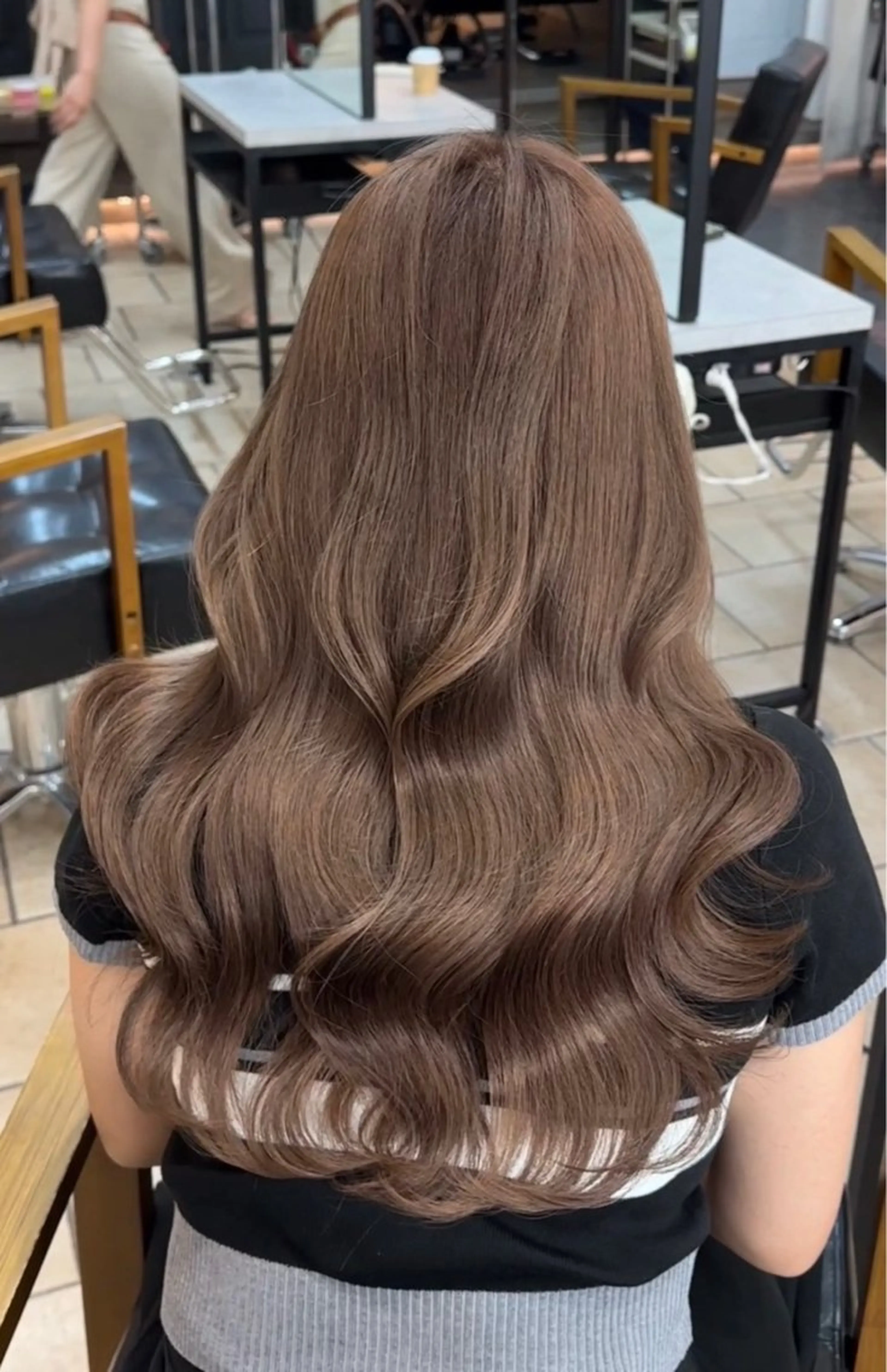 ロング カラー ヘアアレンジ メンズ/メッシュ ‪‪/セット/aoiのヘアスタイル