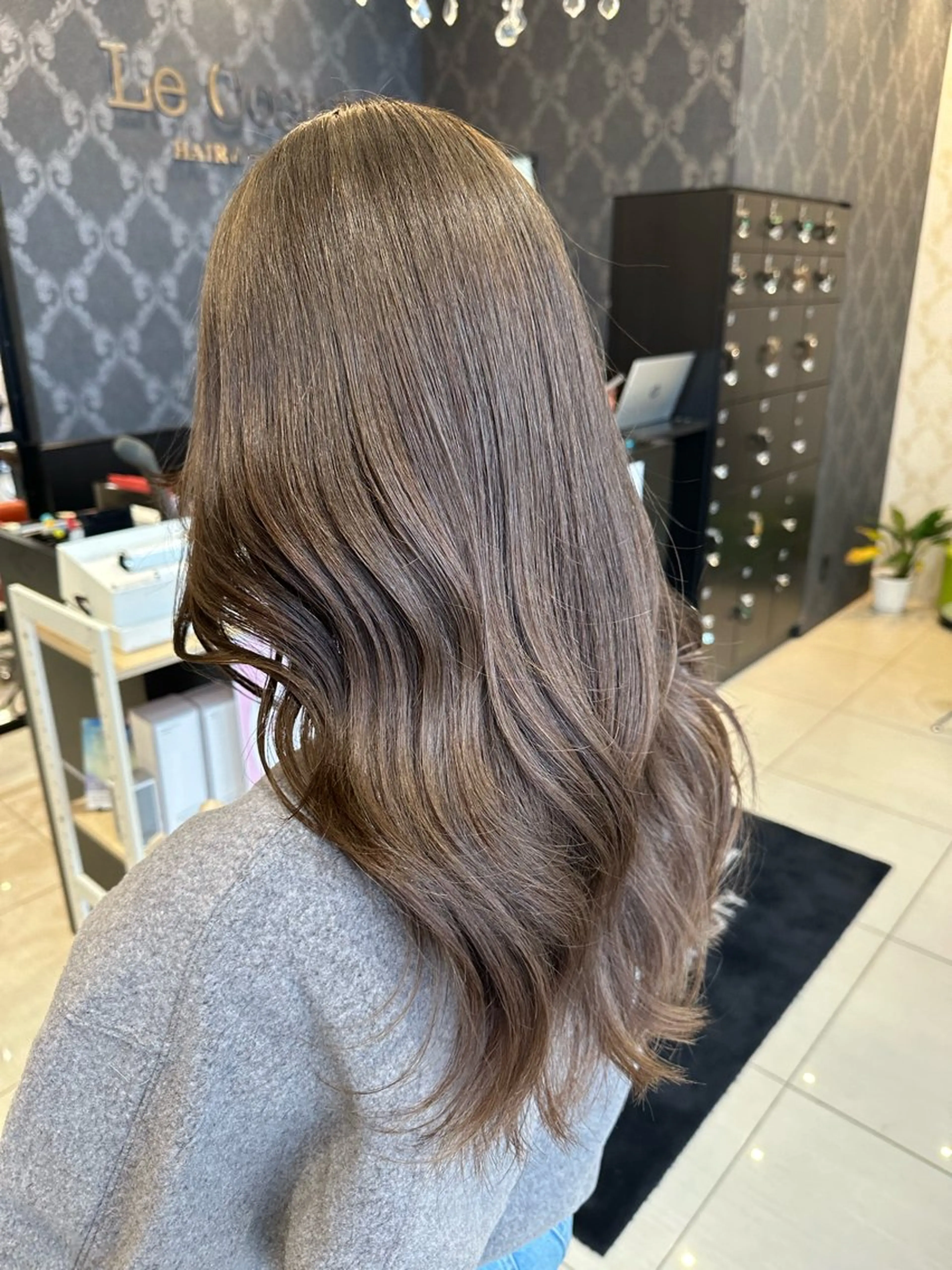 ロング カラー 大口 楓のヘアスタイル