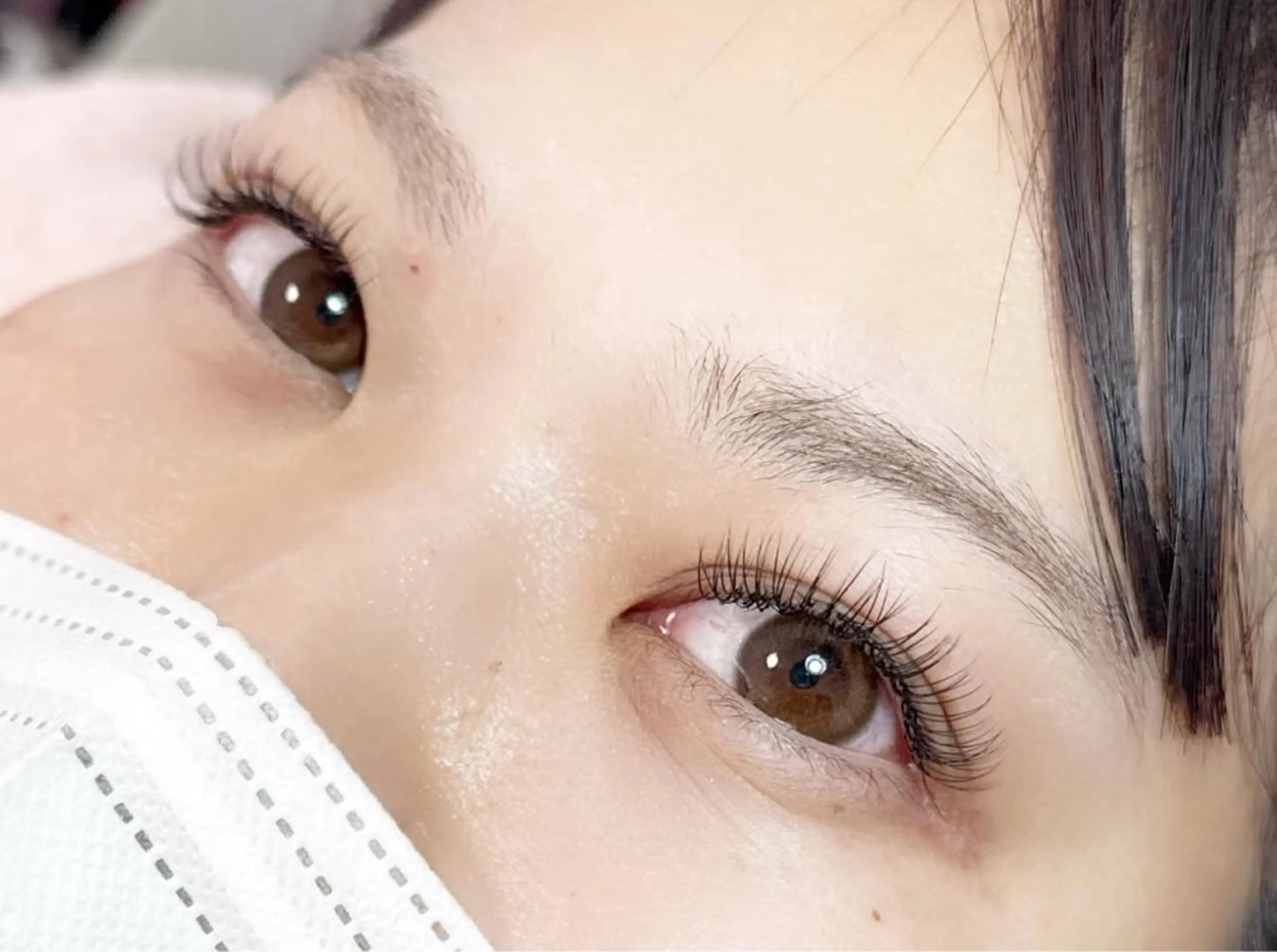 LEDフラットラッシュエクステ 140本 オフ込みの写真