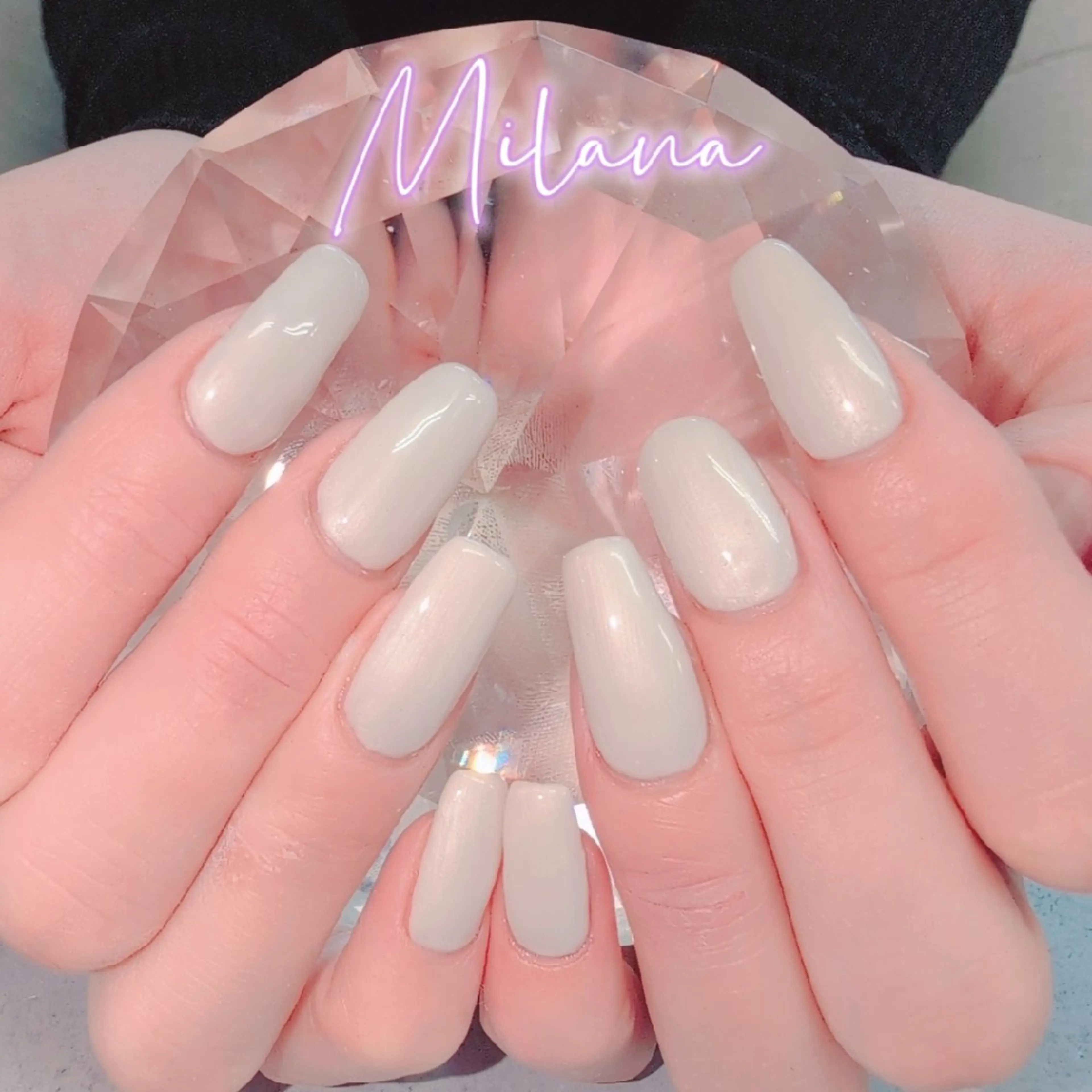 ネイル ワンカラーネイル ハンドネイル Milana 川瀬のネイルデザイン