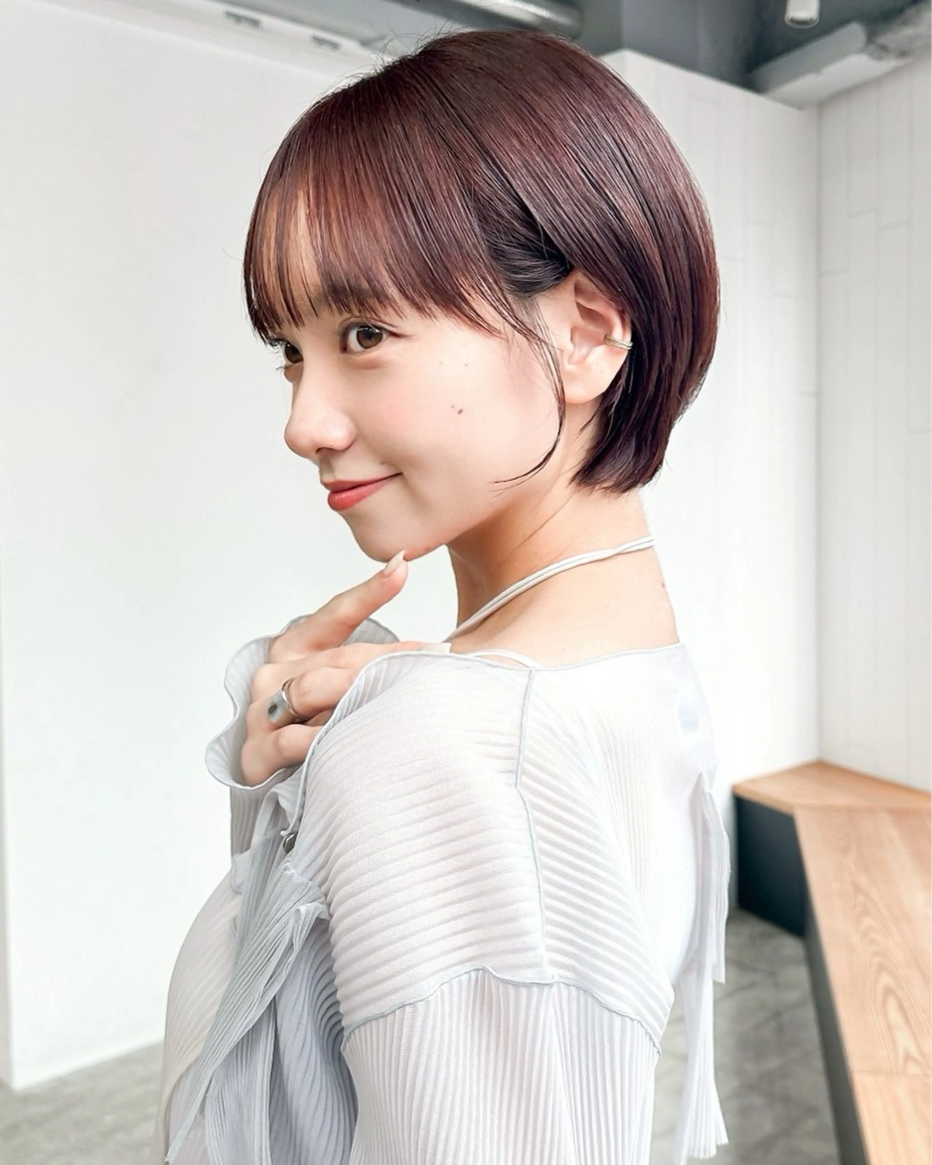 ショートカット+KERASTARZEトリートメント🫧の写真