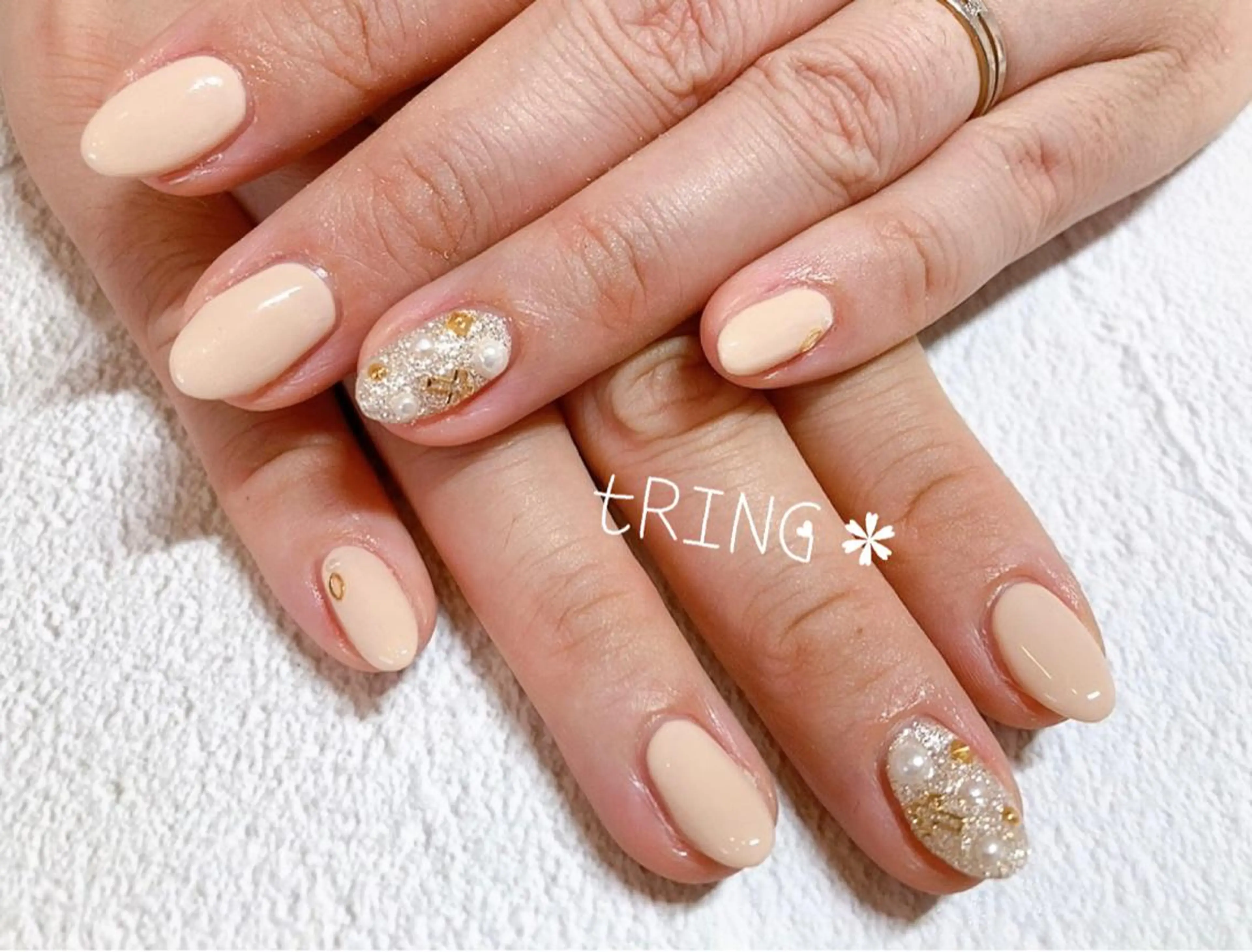 ネイル ハンドネイル tRING＊ しいの木台のネイルデザイン