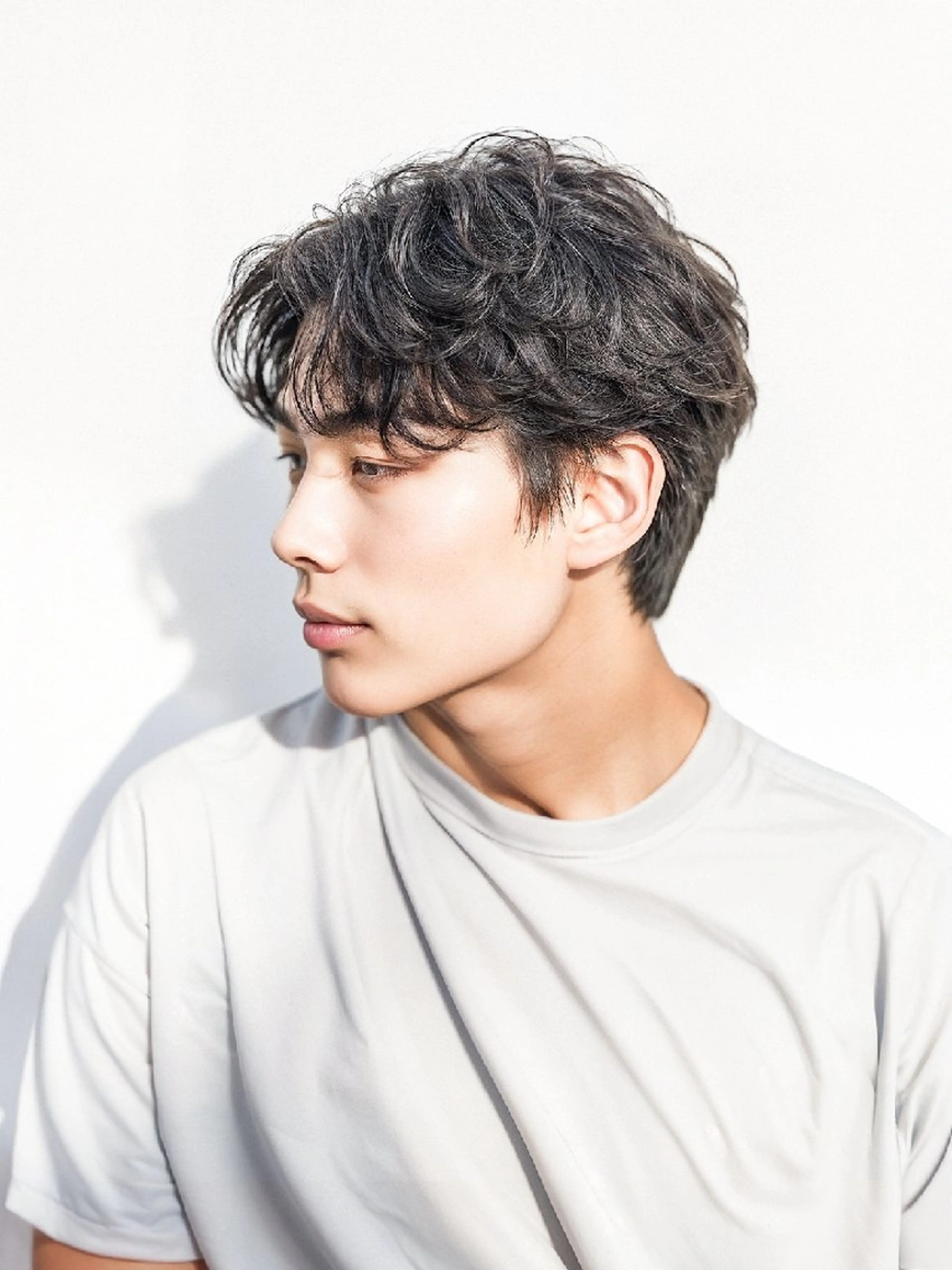 メンズカット+パーマ+シャンプーセットの写真