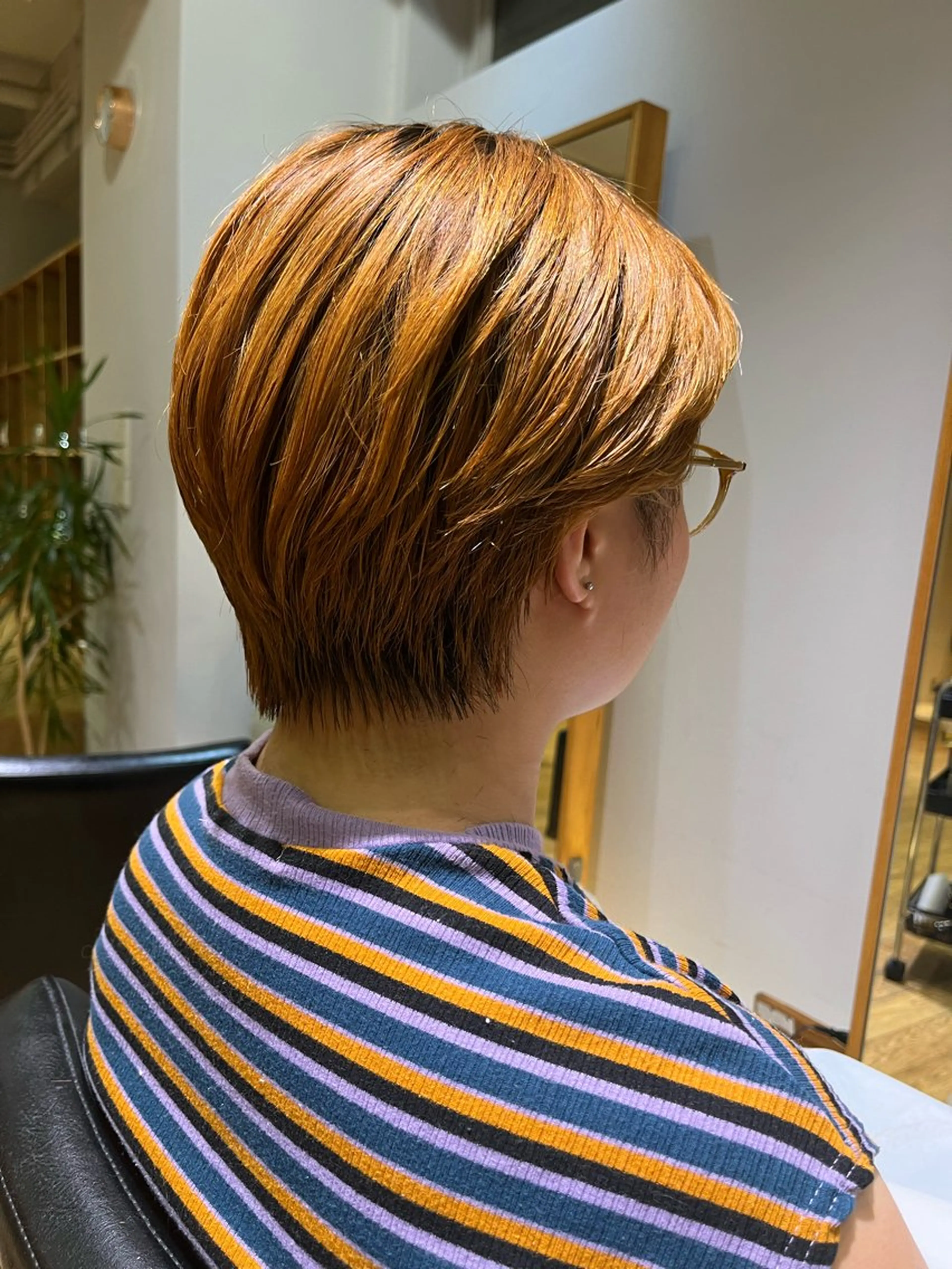 ショート タンバルモリパーマ 礒井メンキのヘアスタイル