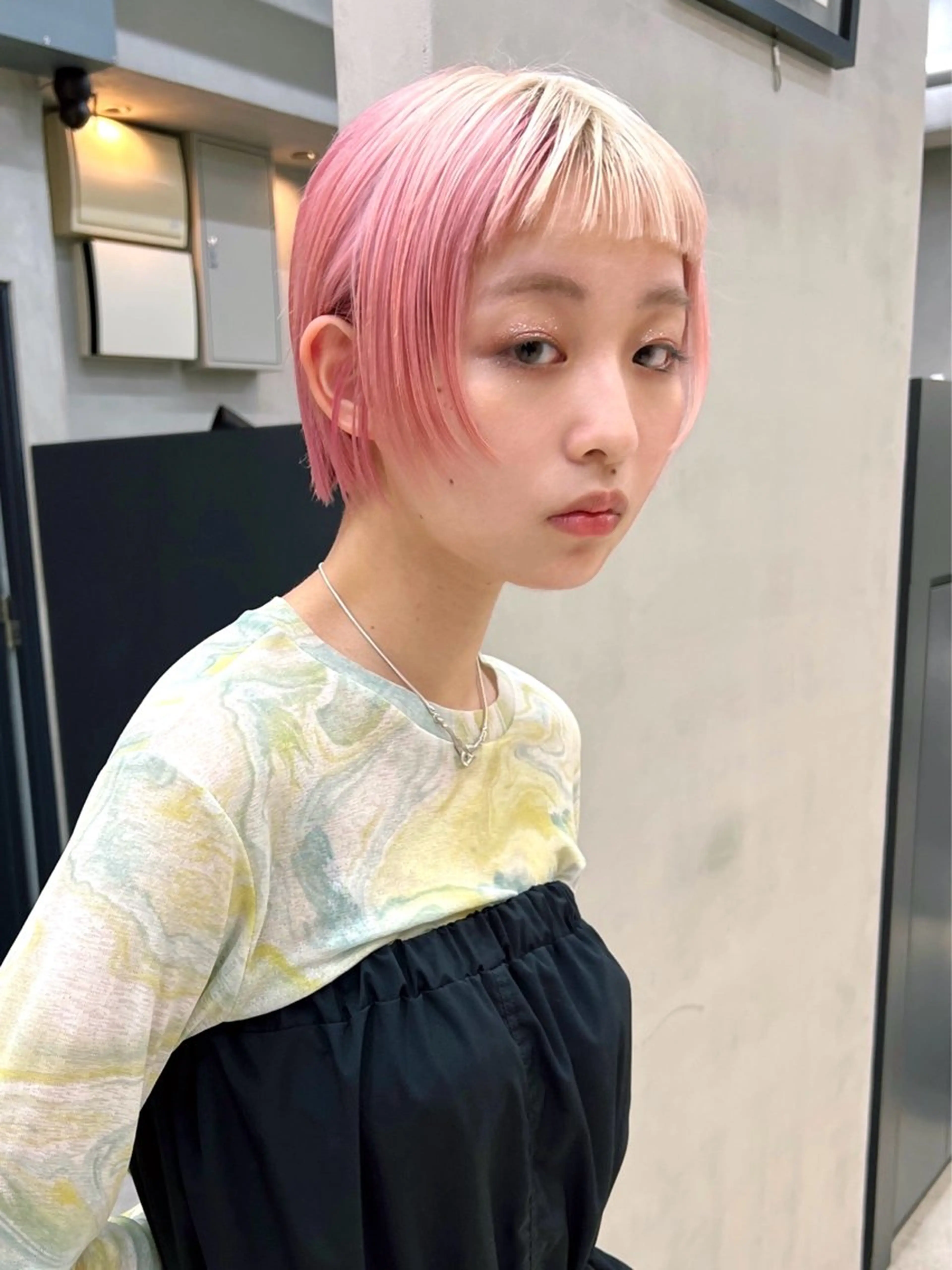 ショート カット ヘアカラー トリートメント デザイン/レイヤー Kaito🐩/栄のヘアスタイル