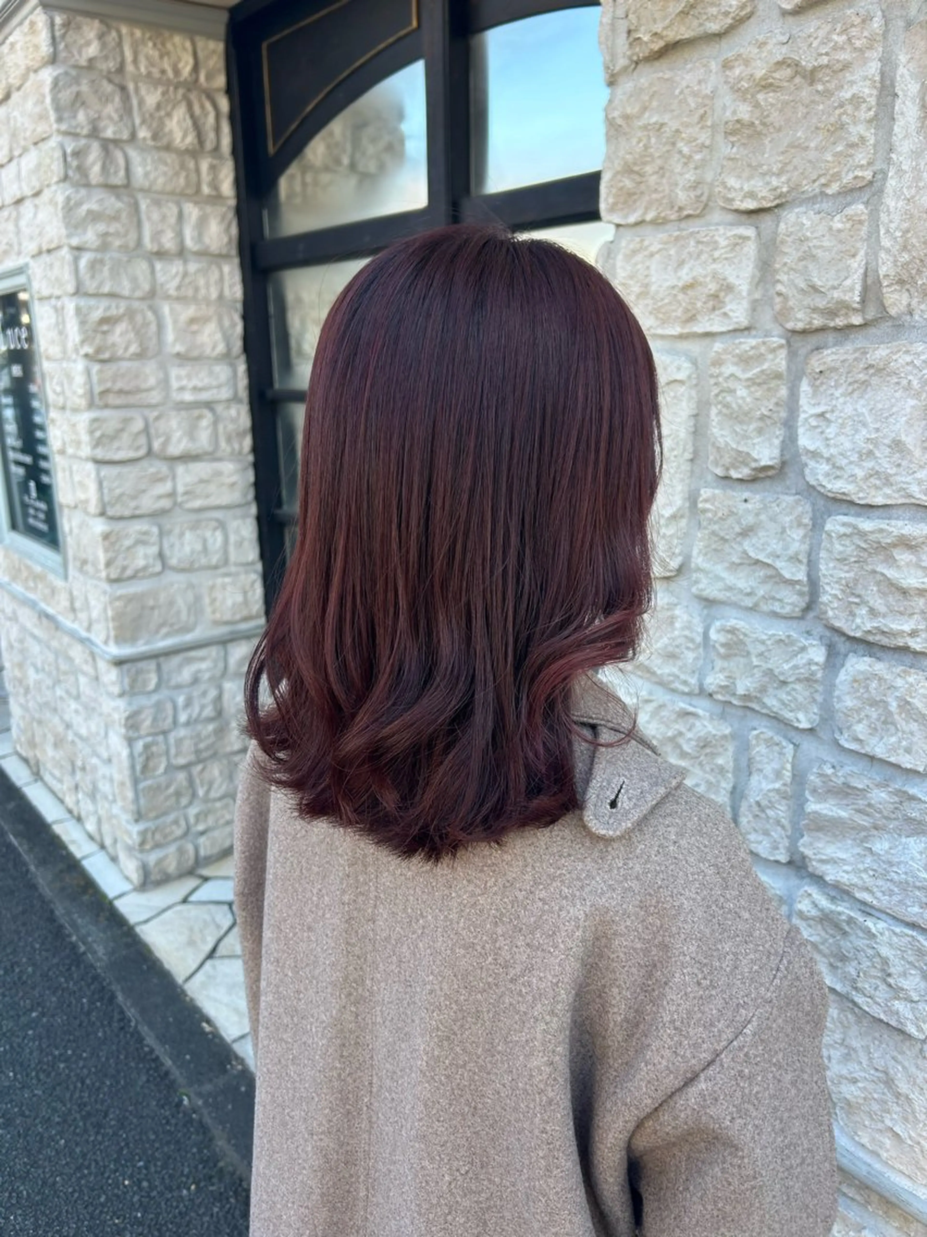 カラー Mei /オリーブ カラー/アレンジのヘアスタイル