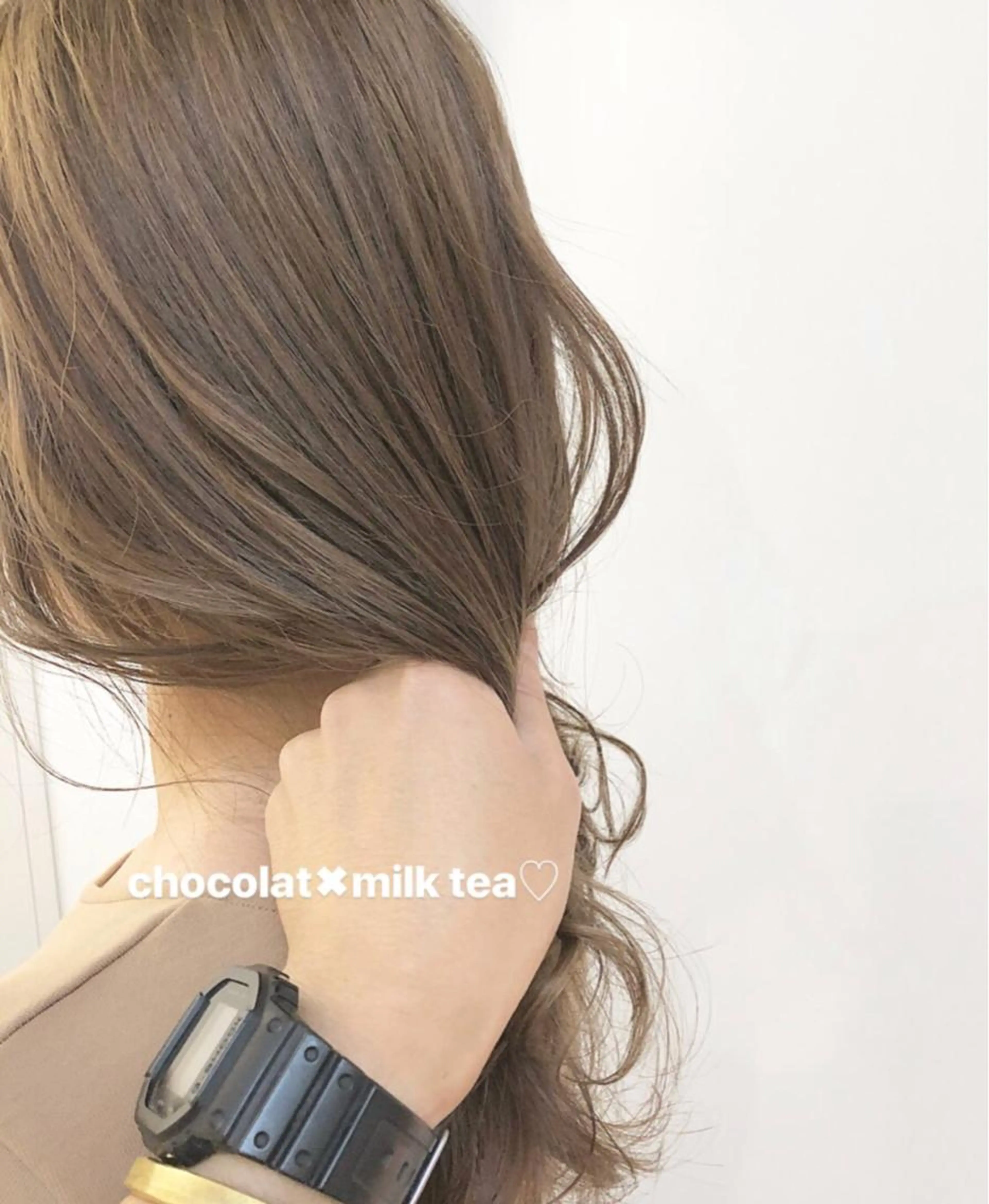 （社会人様）カット & Wヘアカラー & トリートメント（ケアブリーチ使用）の写真