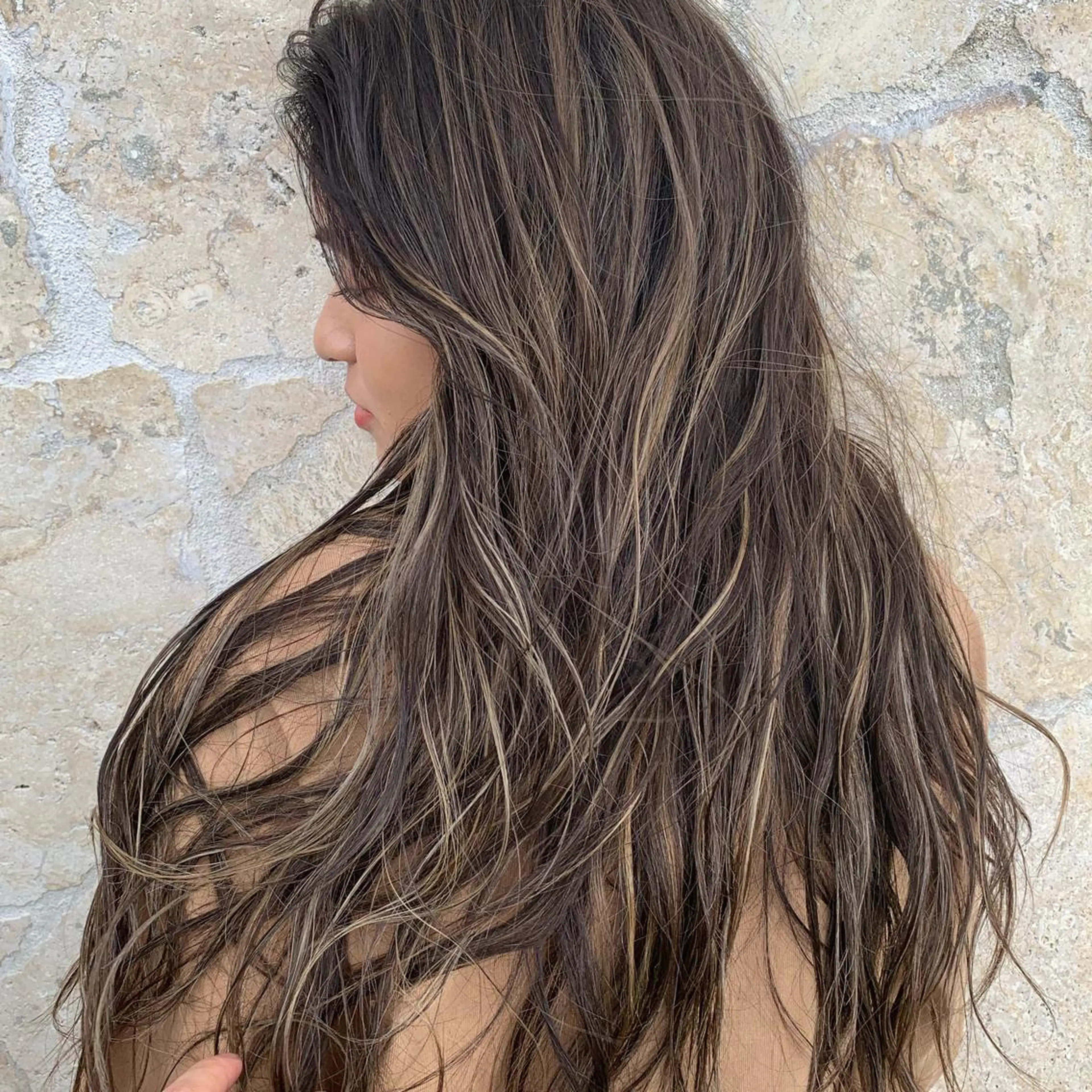 ロング 髪質改善🇰🇷レイ ヤーカット/艶透明髪のヘアスタイル
