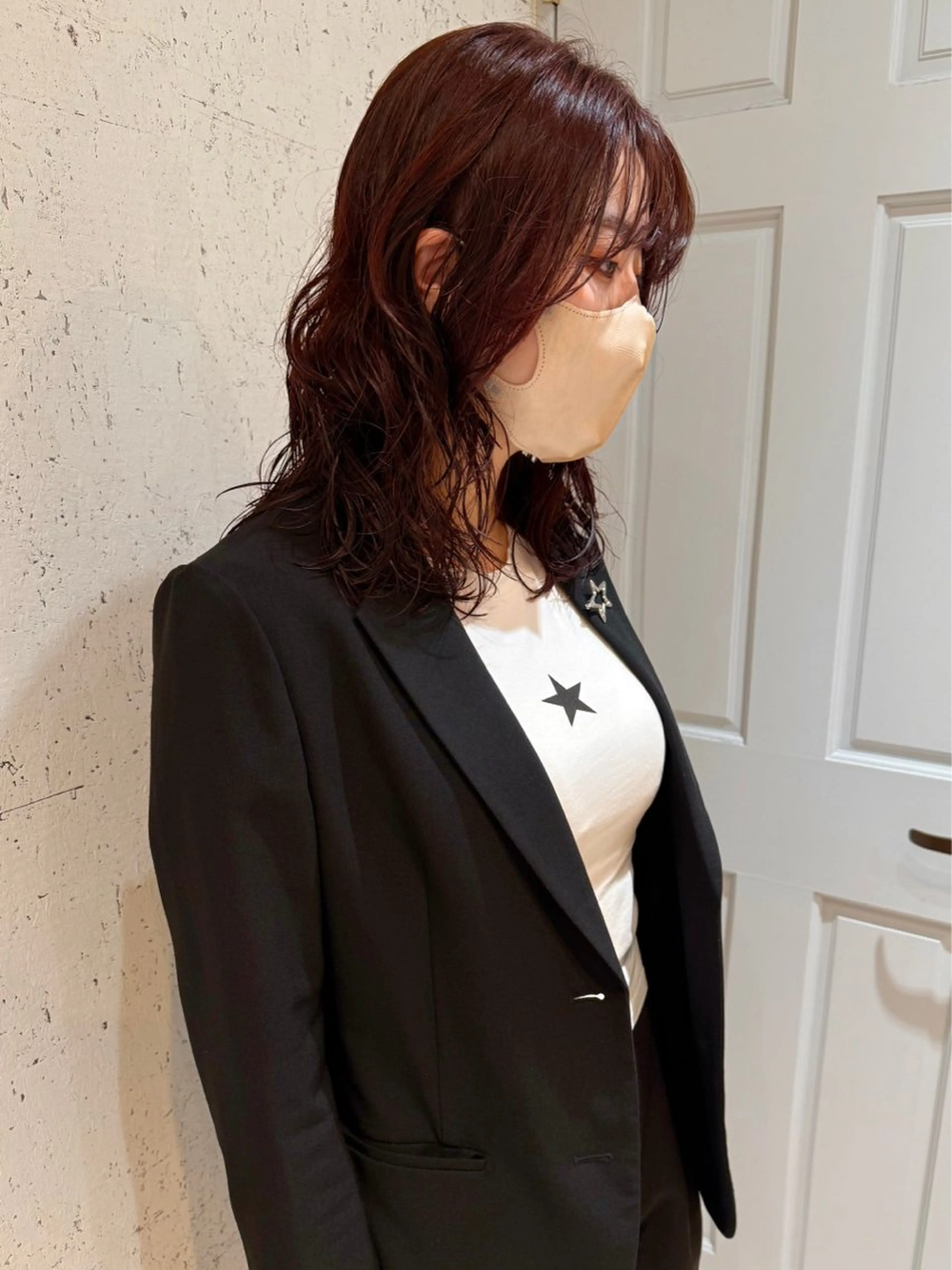 セミロング カラー パーマ カット ヘアカラー パーマ トリートメント mai / linoah˚✧のヘアスタイル