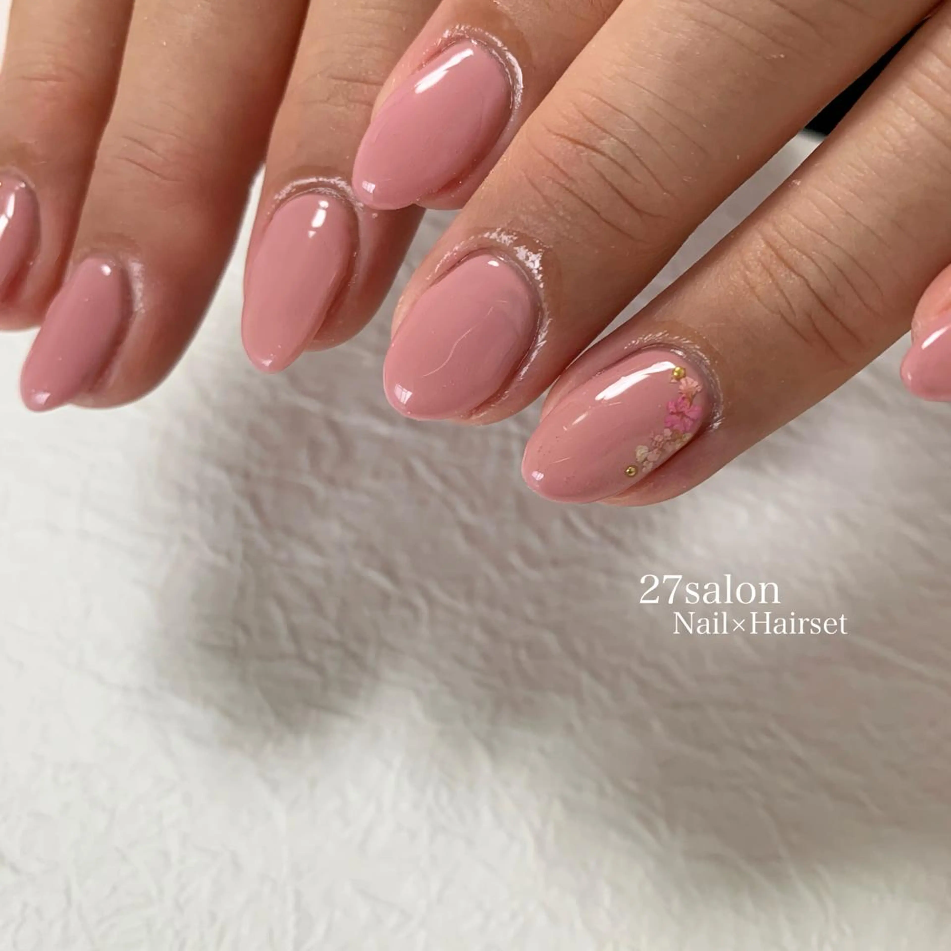 ネイル フラワーネイル 春ネイル 27salon yuinaのネイルデザイン