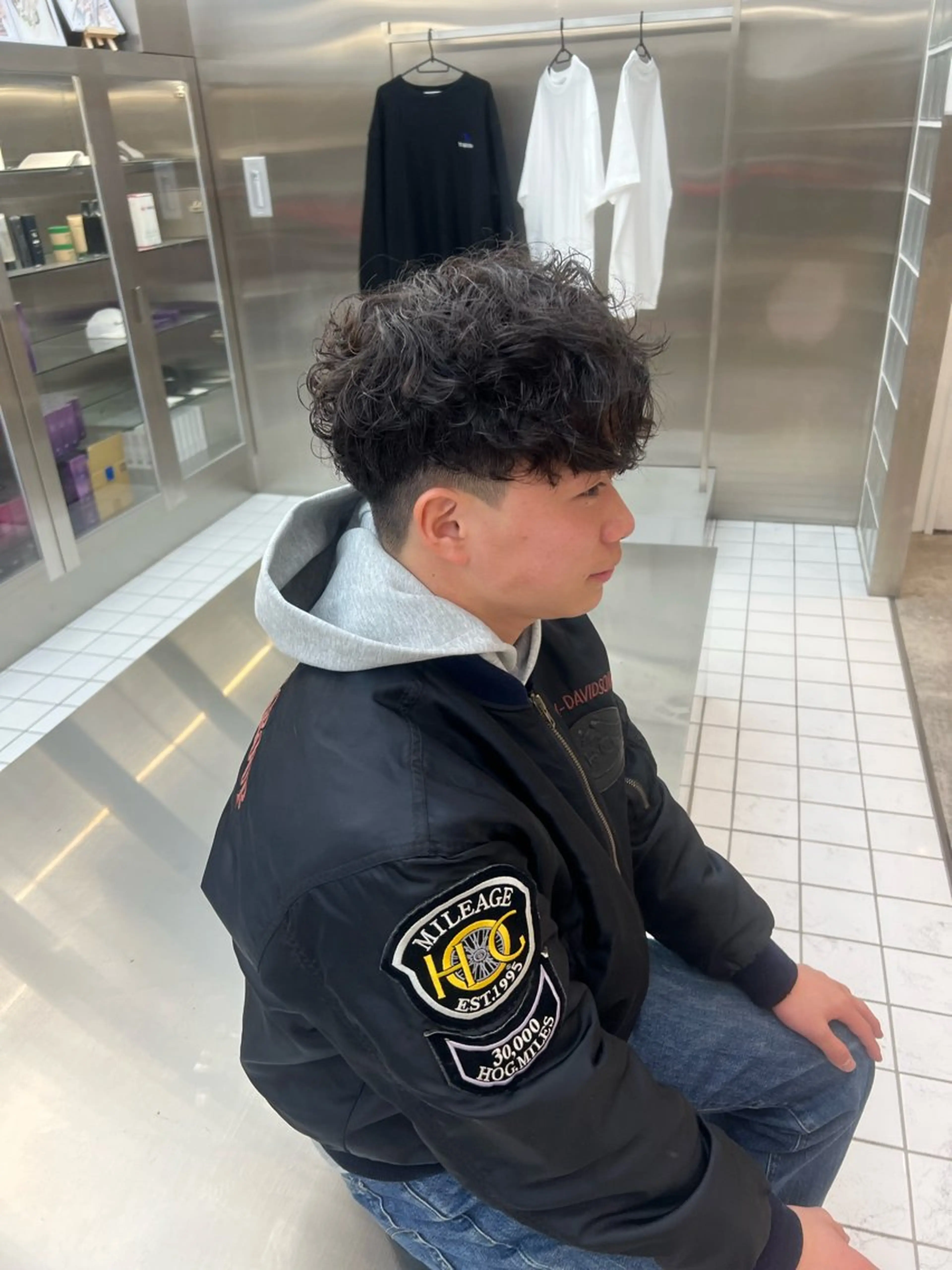 パーマ メンズ fifth PARK所属・fifth PARK HIN★T★のヘアスタイル