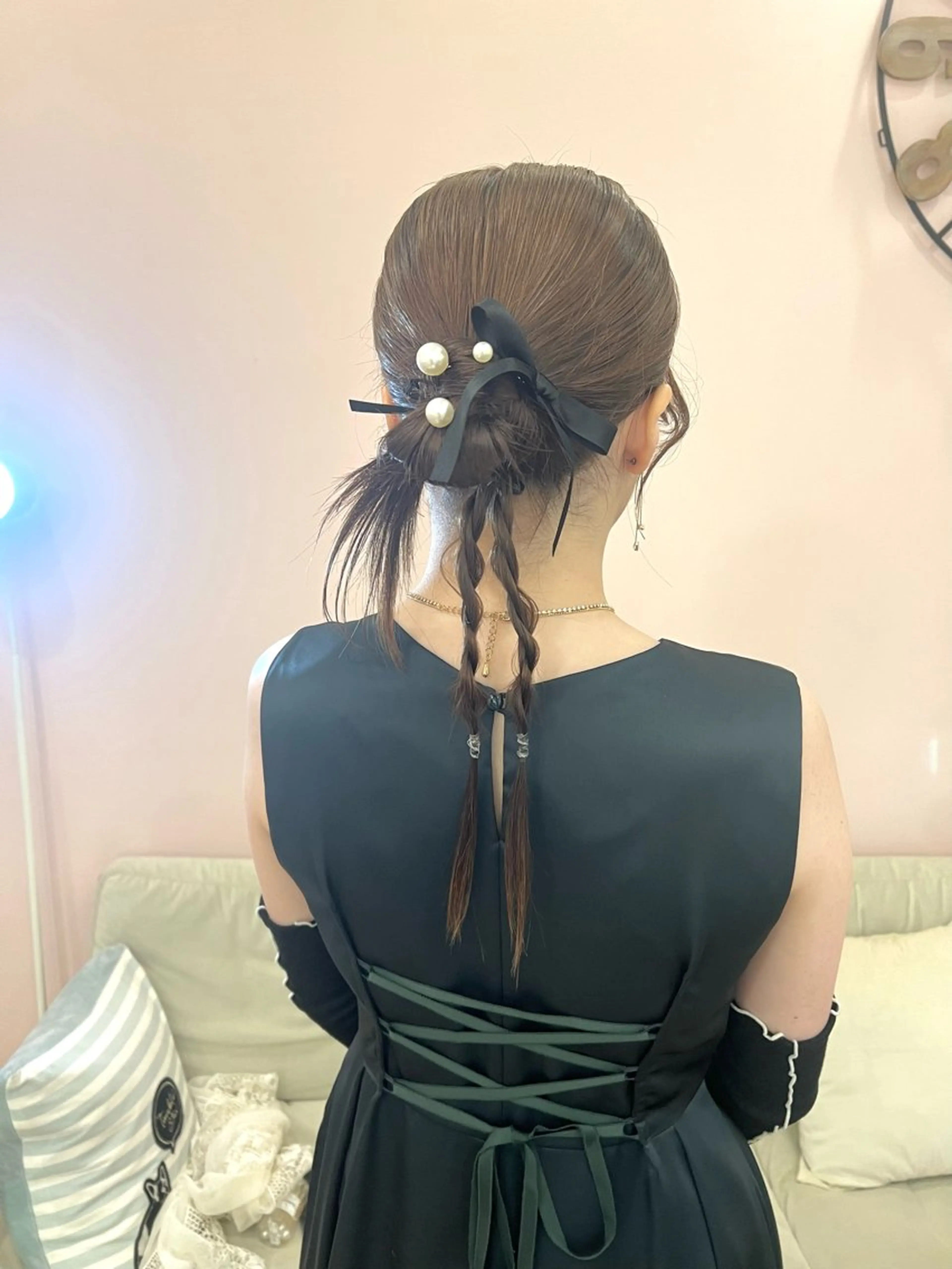 ヘアアレンジ ヘアセット 🎀野崎 美玖𝜗𝜚˚⋆のヘアスタイル