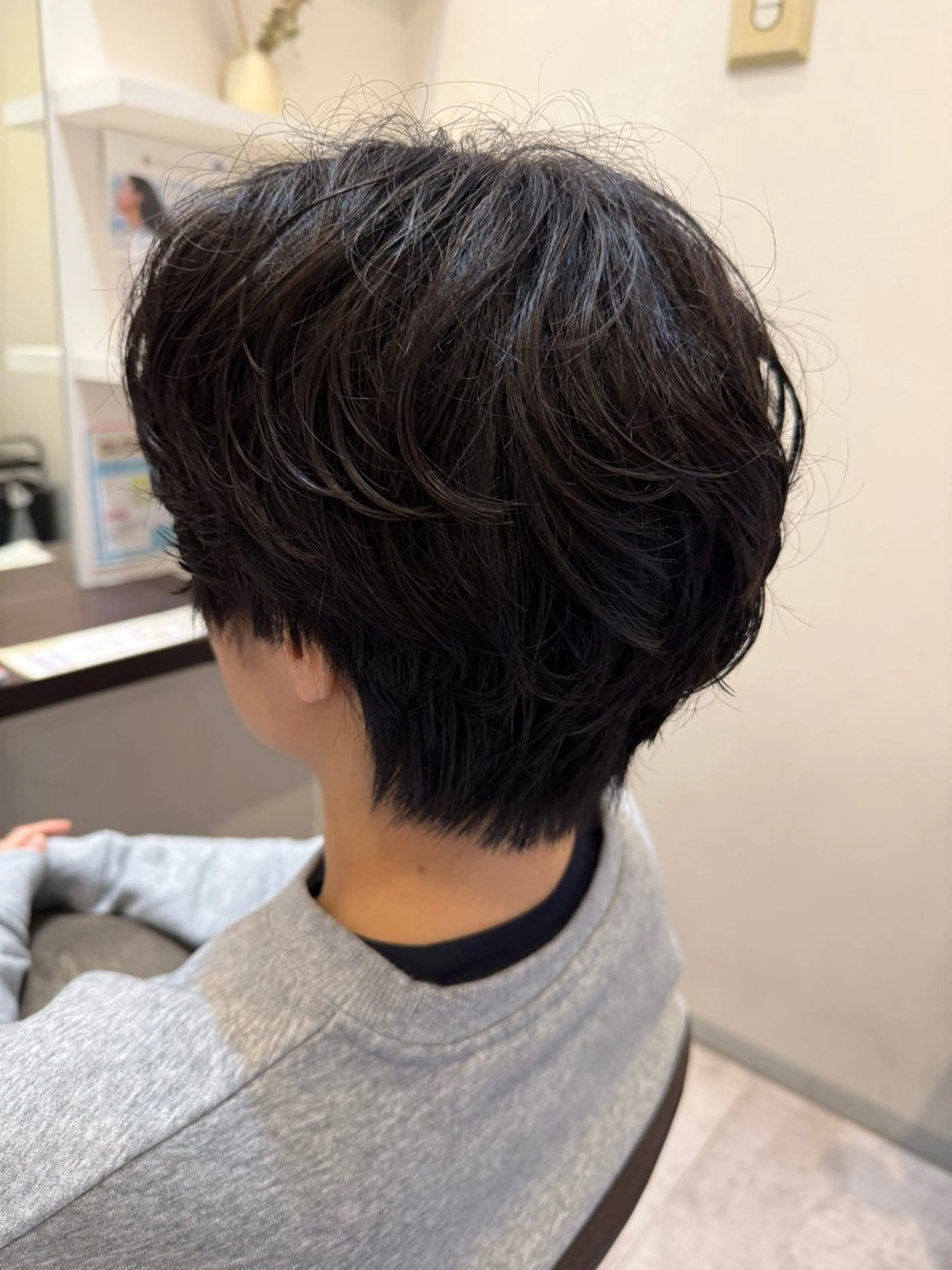ショート パーマ ショートヘア カット パーマ 田中 拓人のヘアスタイル