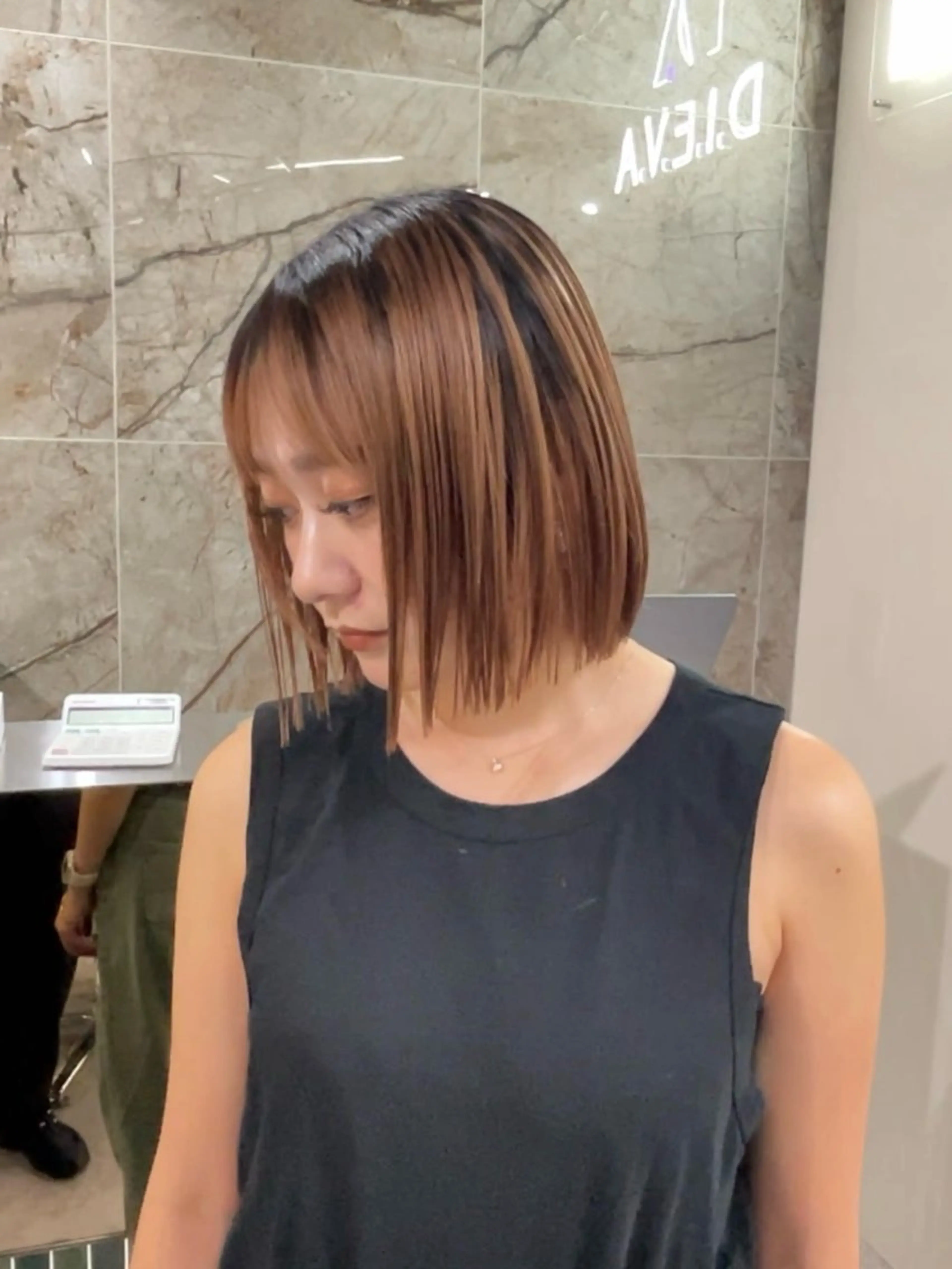 ショート D.I.E.V.A錦糸町店所属・🫧清野/ショート /フェイスレイヤーのヘアスタイル