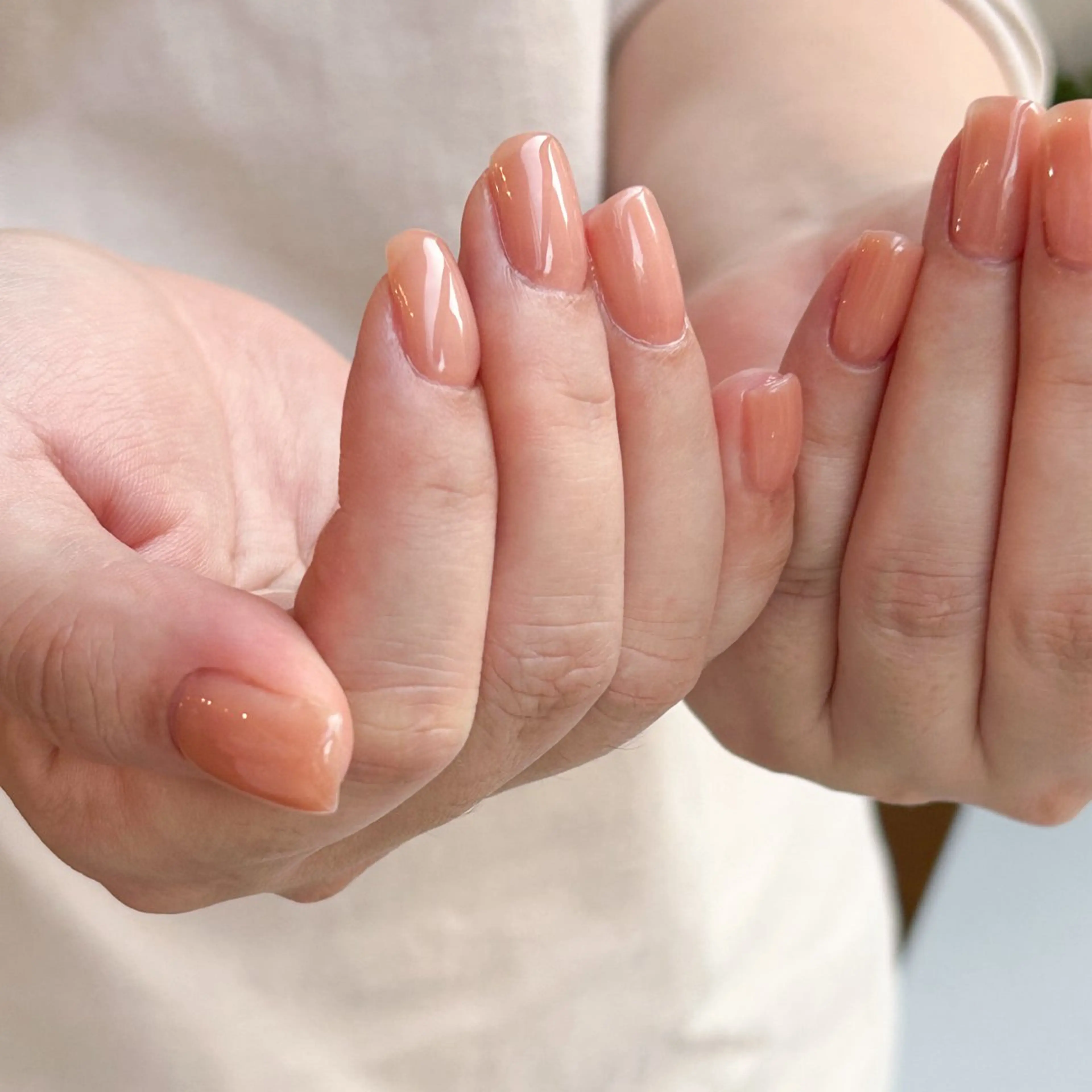 ネイル オフィスネイル ワンカラーネイル ハンドネイル 金木犀ネイルサロン所属・金木犀ネイルサロン 吉田のネイルデザイン