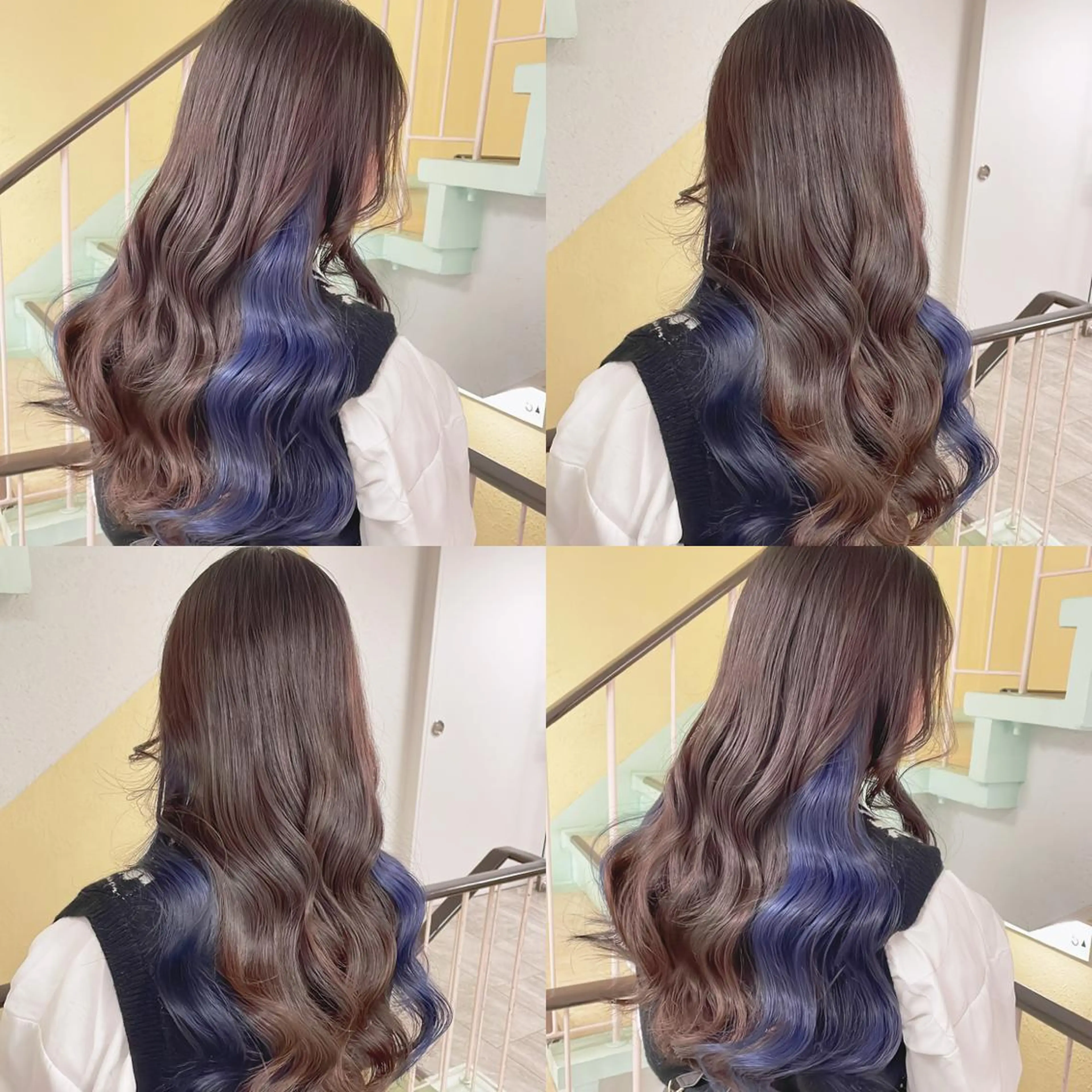 カラー ヘアカラー トリートメント 渋谷:インナーカラー ／🍒エリカ🍒のヘアスタイル