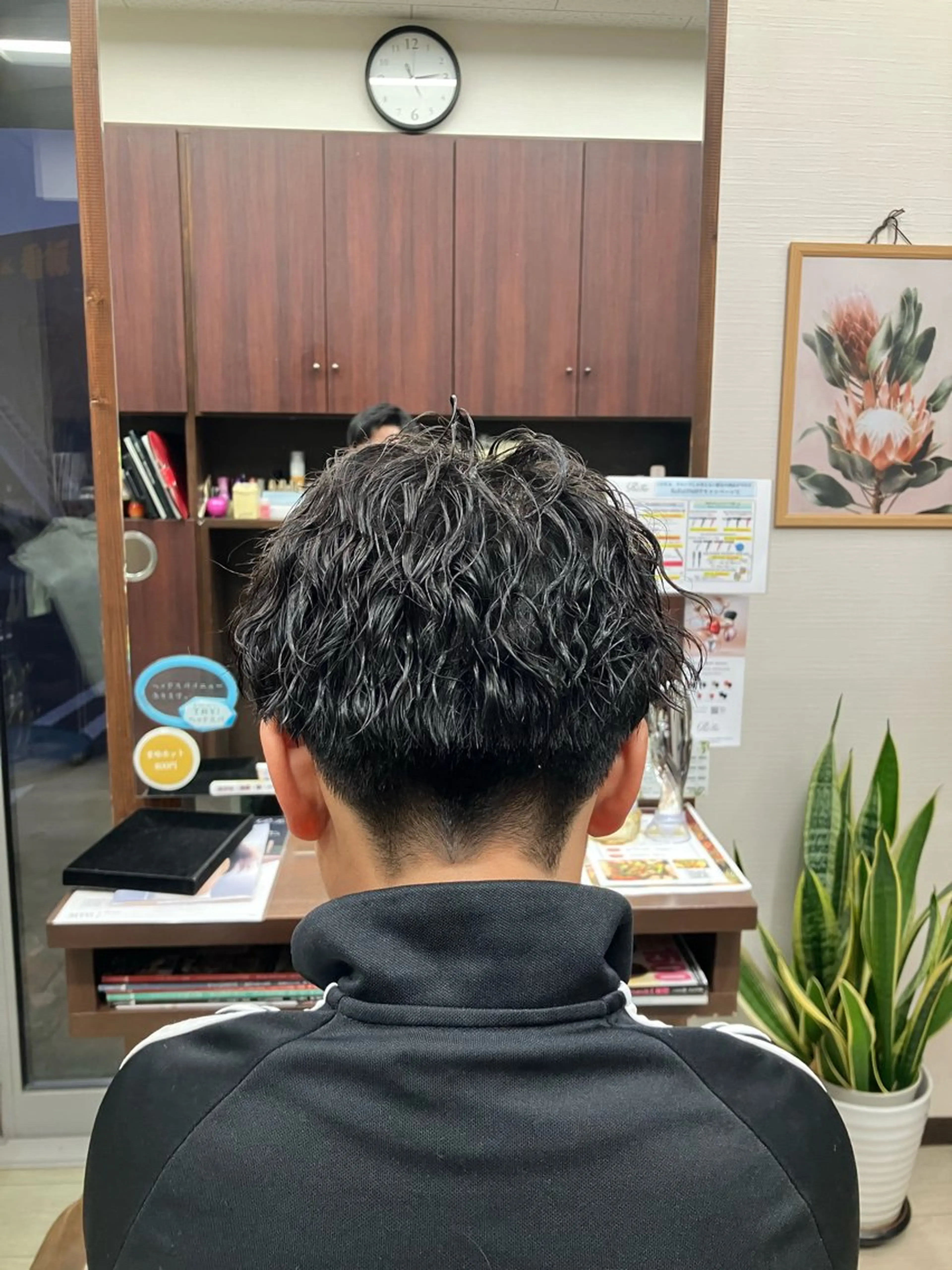 ショート パーマ メンズ キッズ カット パーマ Naka haraのヘアスタイル