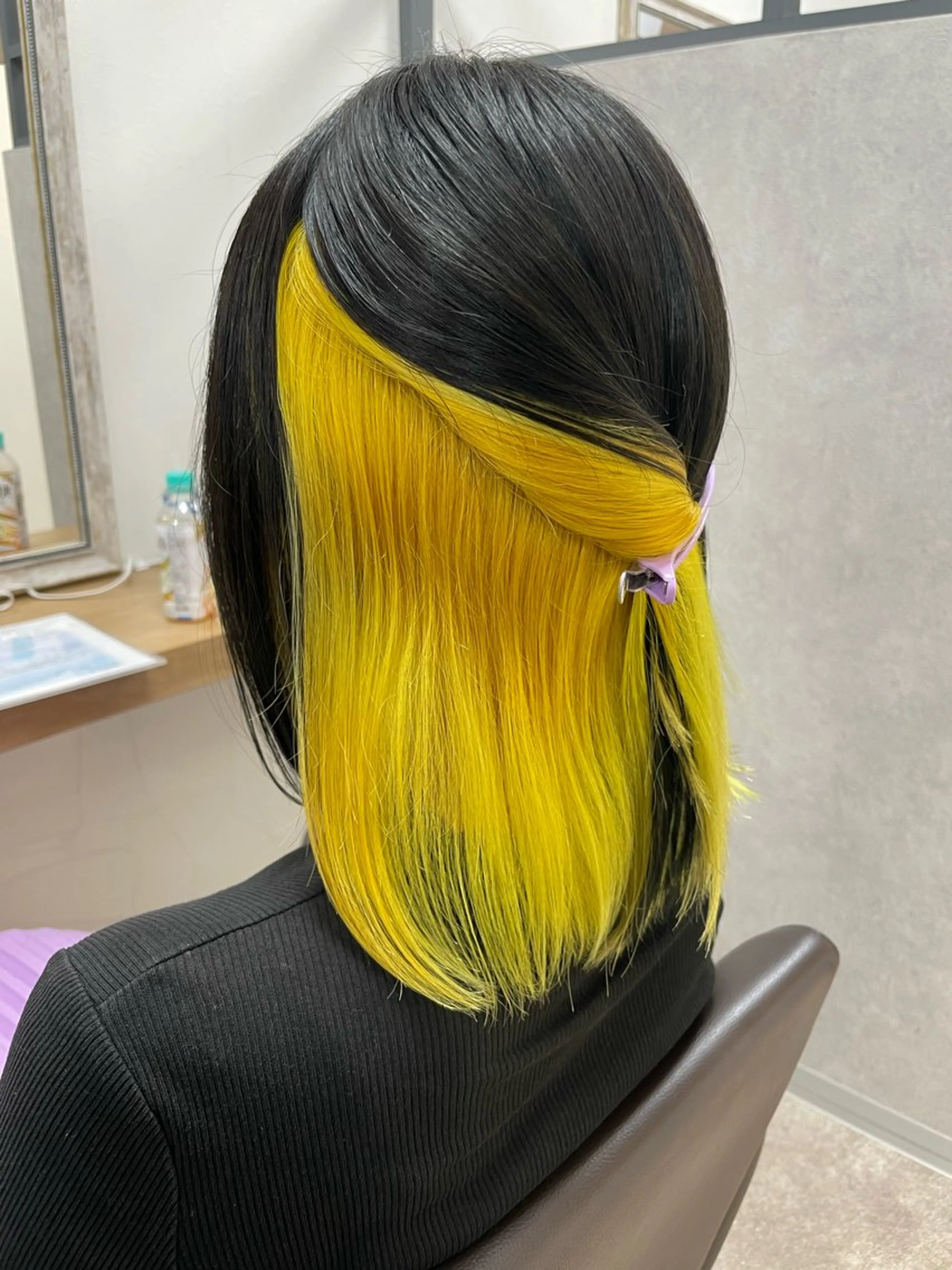 ミディアム カラー カット ヘアカラー トリートメント 髪質改善×METEO 店長 貞松直也のヘアスタイル