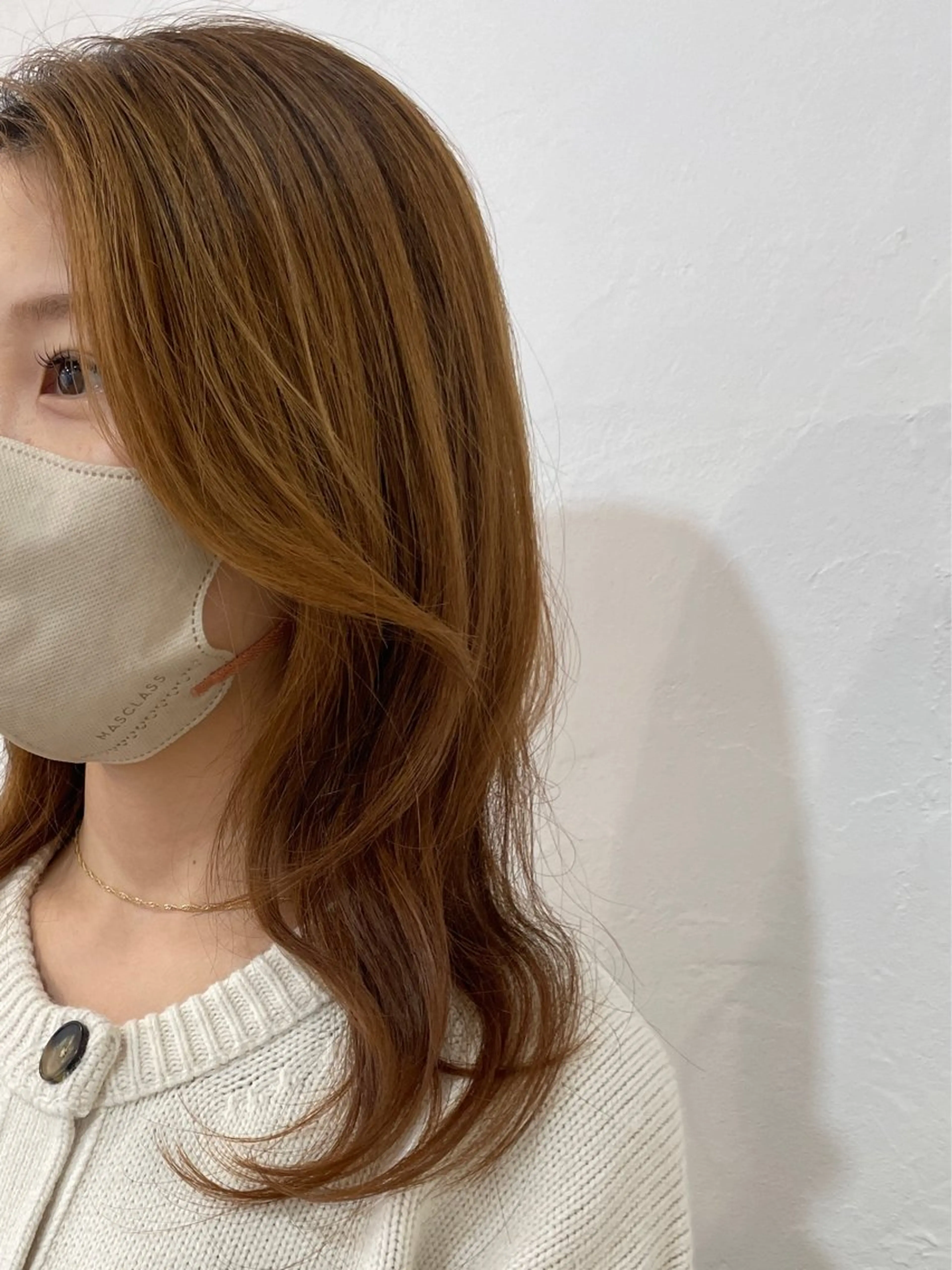 セミロング カラー レイヤーカット ミディアム特化 /透明感カラーmoeのヘアスタイル