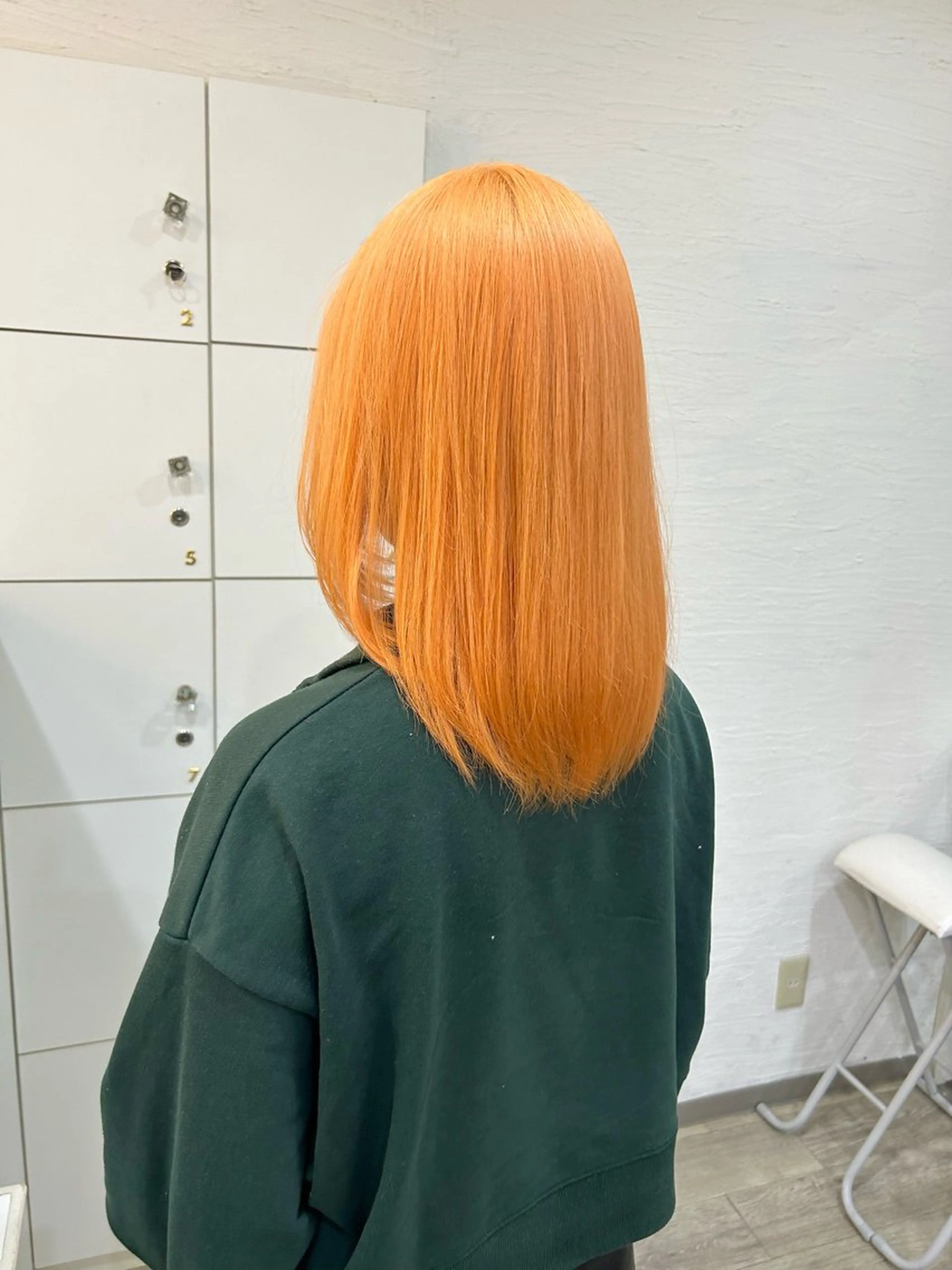ミディアム カラー ブリーチ ヘアカラー トリートメント inq sakae所属・りん🌷︎名古屋 ブリーチカラーのヘアスタイル