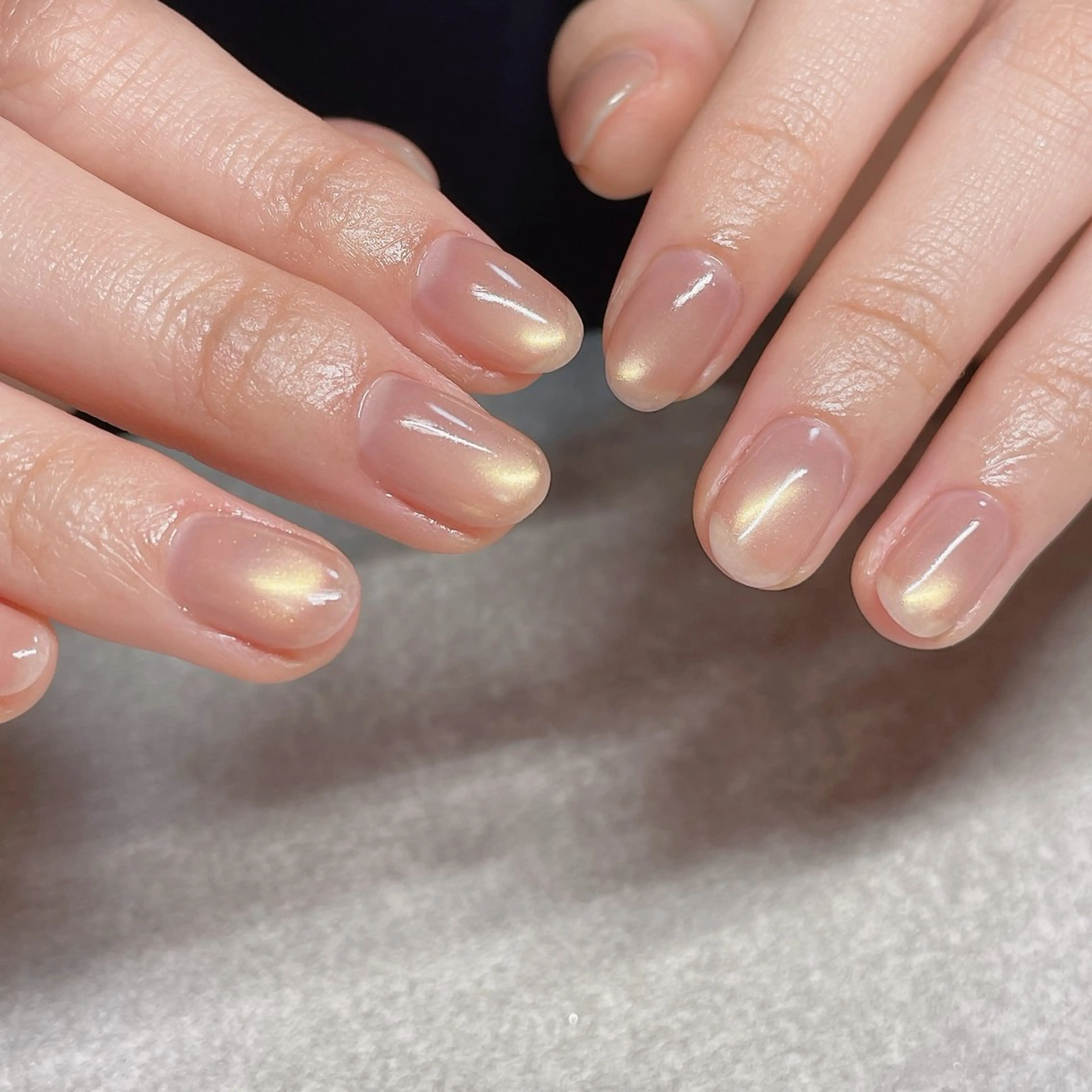 ネイル マグネットネイル マグネットワンカラー ワンカラーネイル 吉祥寺🌟 ネイルフロンティアのネイルデザイン