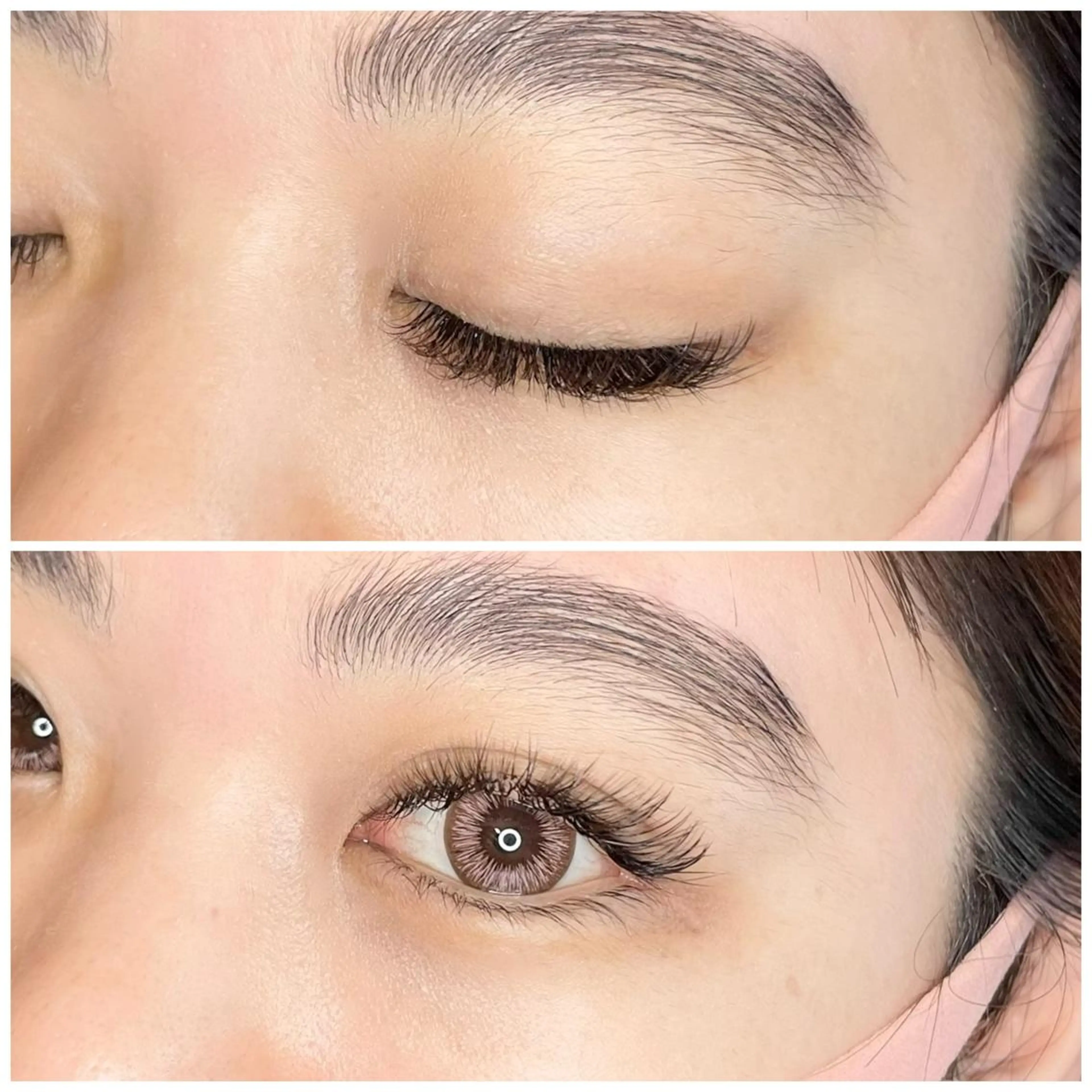 マツエク・マツパ アイブロウ ハリウッドブロウリフト Lカール ボリュームラッシュ マツエク YUNIKO eyelashのマツエク・マツパデザイン