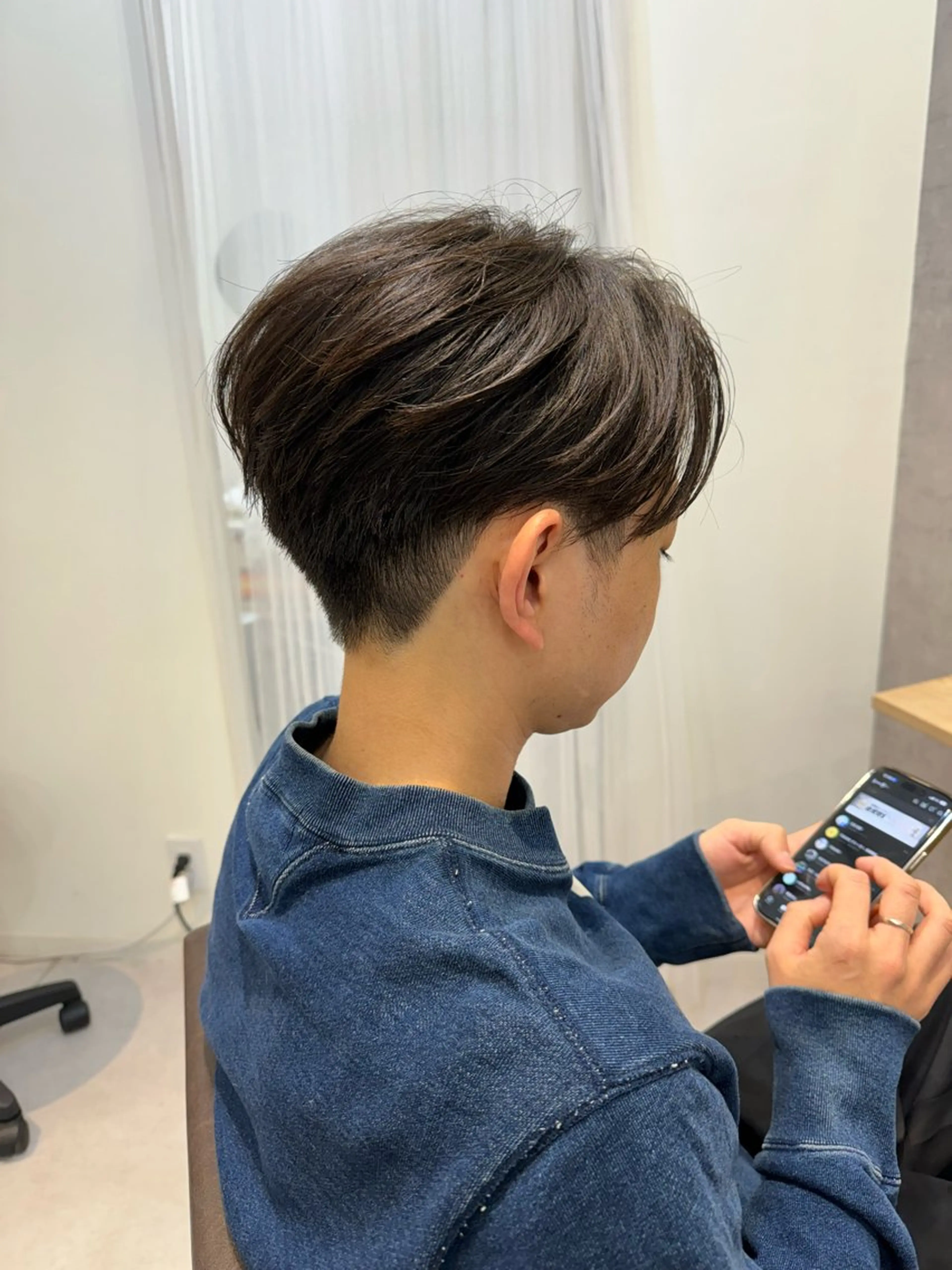 ミディアム メンズ ミディアムパーマ メンズパーマ カット ヘッドスパ Dxxxx III所属・女性目線の大人 メンズ*Ayakaのヘアスタイル